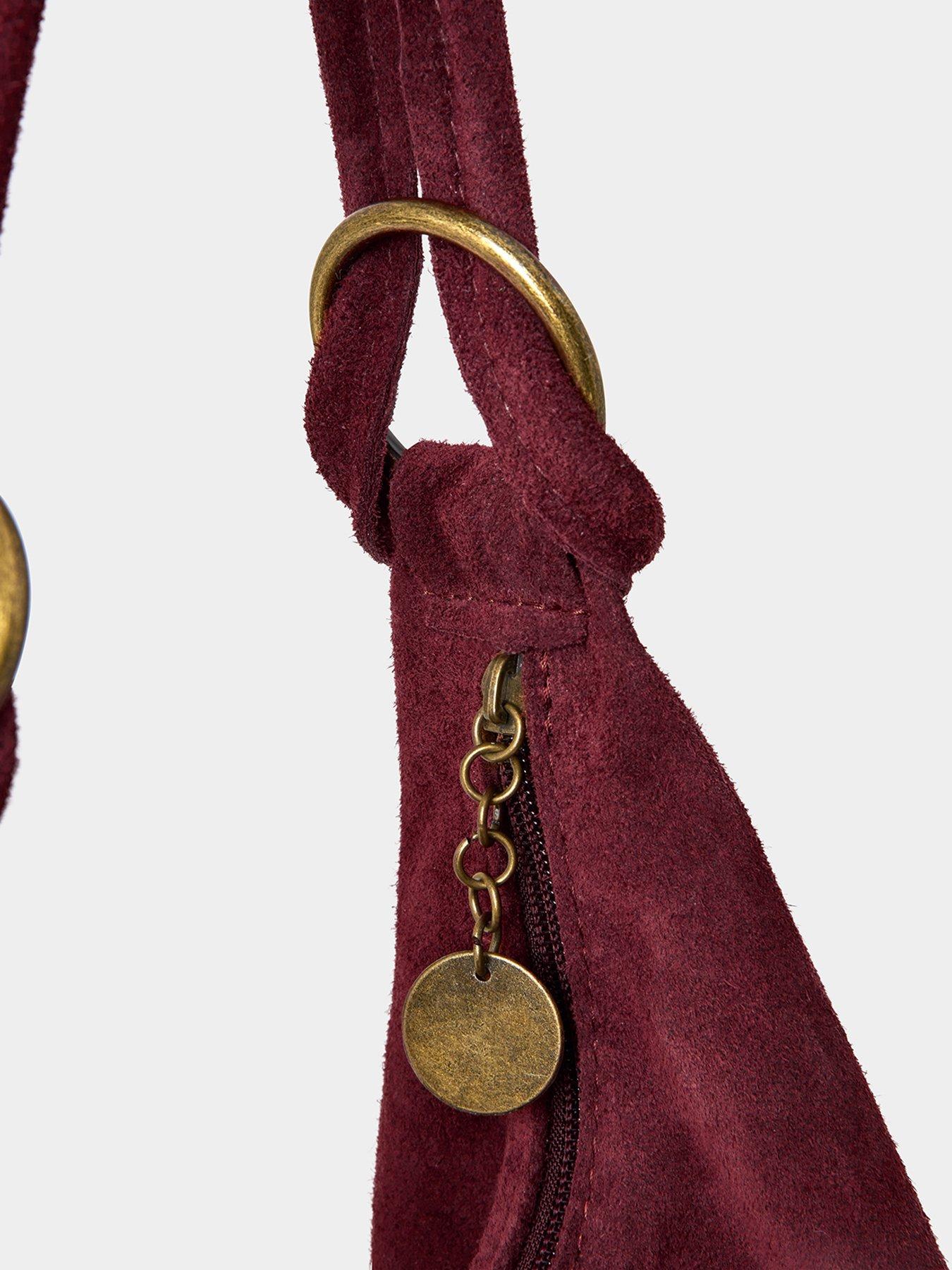Image 3 of 3 of Joe Browns Lucia Boho Suede Bag - Burgundy