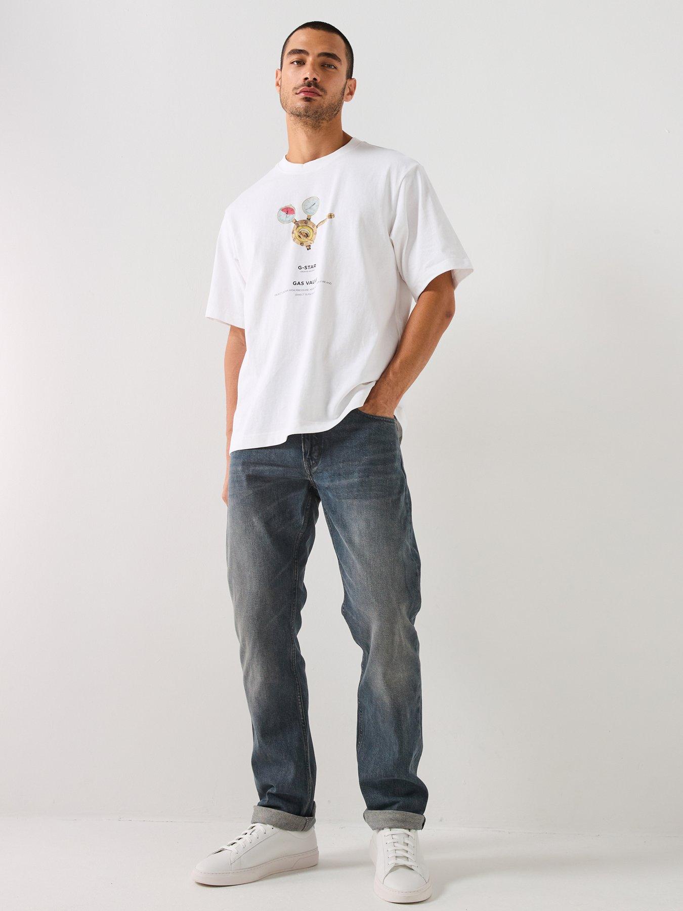 Image 3 of 4 of G-Star RAW Mosa Straight Fit Jeans - Dark Blue