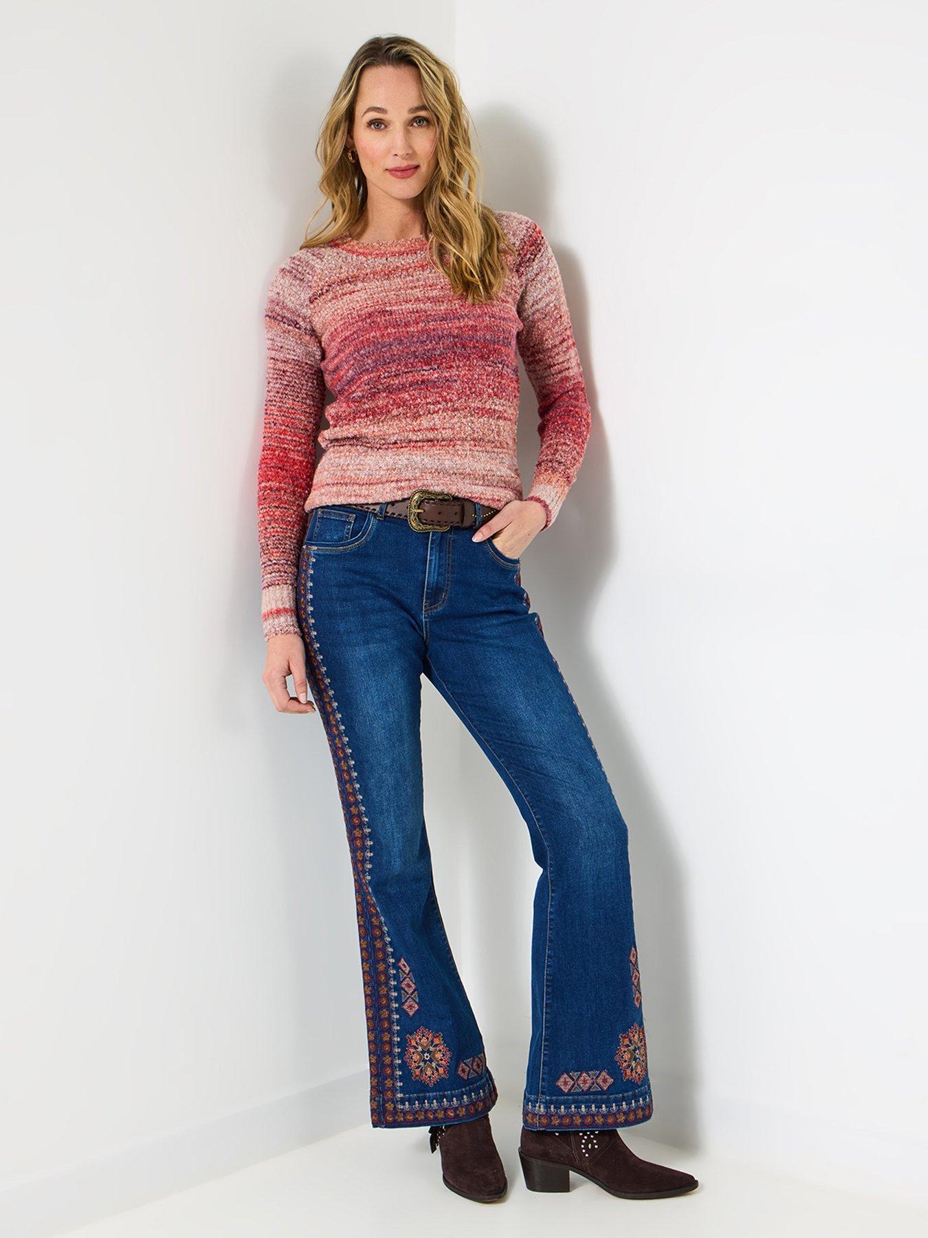 Image 2 of 5 of Joe Browns Fun And Fancy Crew Neck Jumper - Orange