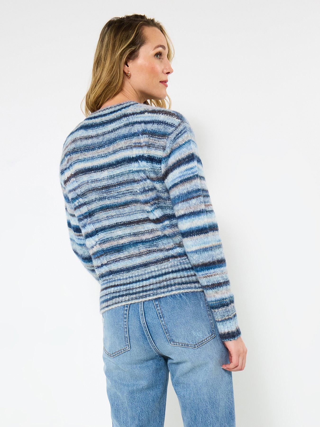 Image 3 of 5 of Joe Browns Jasmine Space-dye Stripe Jumper - Blue