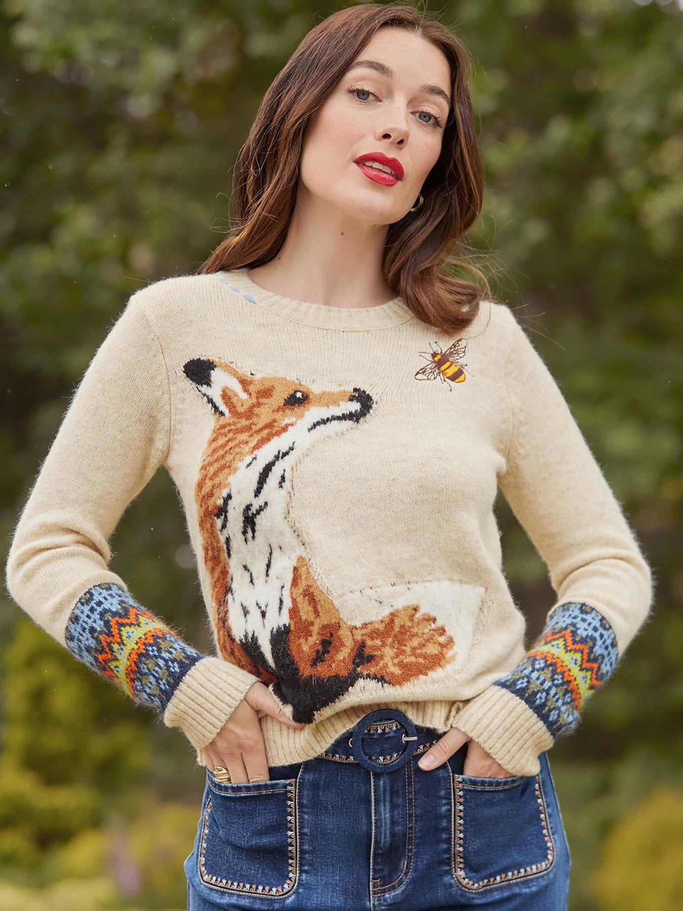 undefined Fabulous Fox Jumper - Cream