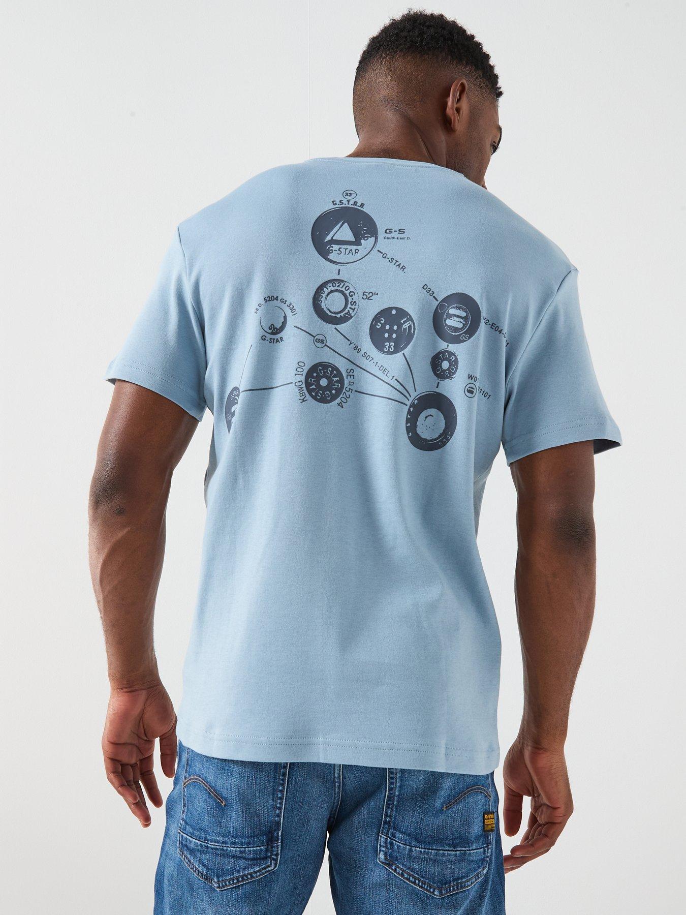 stillFront image of g-star-raw-trims-back-graphic-t-shirt-blue