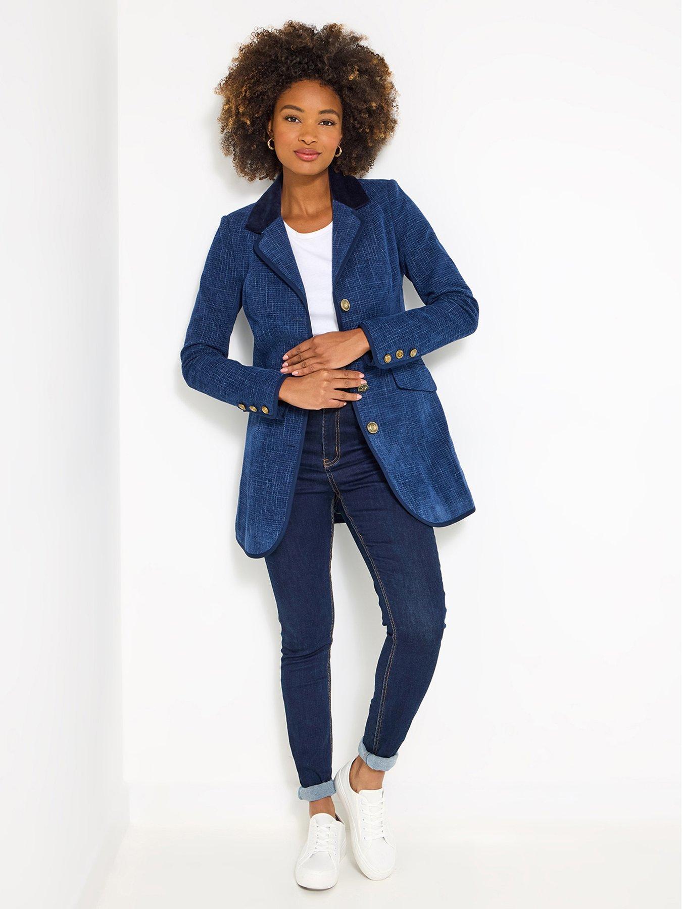 Image 1 of 5 of Joe Browns Joe's New Longline Jacket - Navy