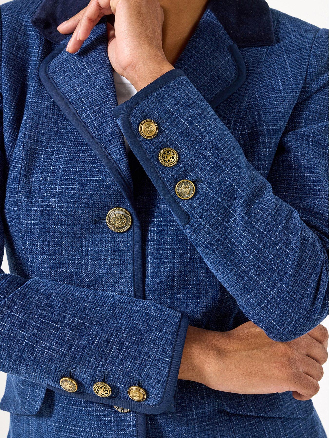 Image 4 of 5 of Joe Browns Joe's New Longline Jacket - Navy