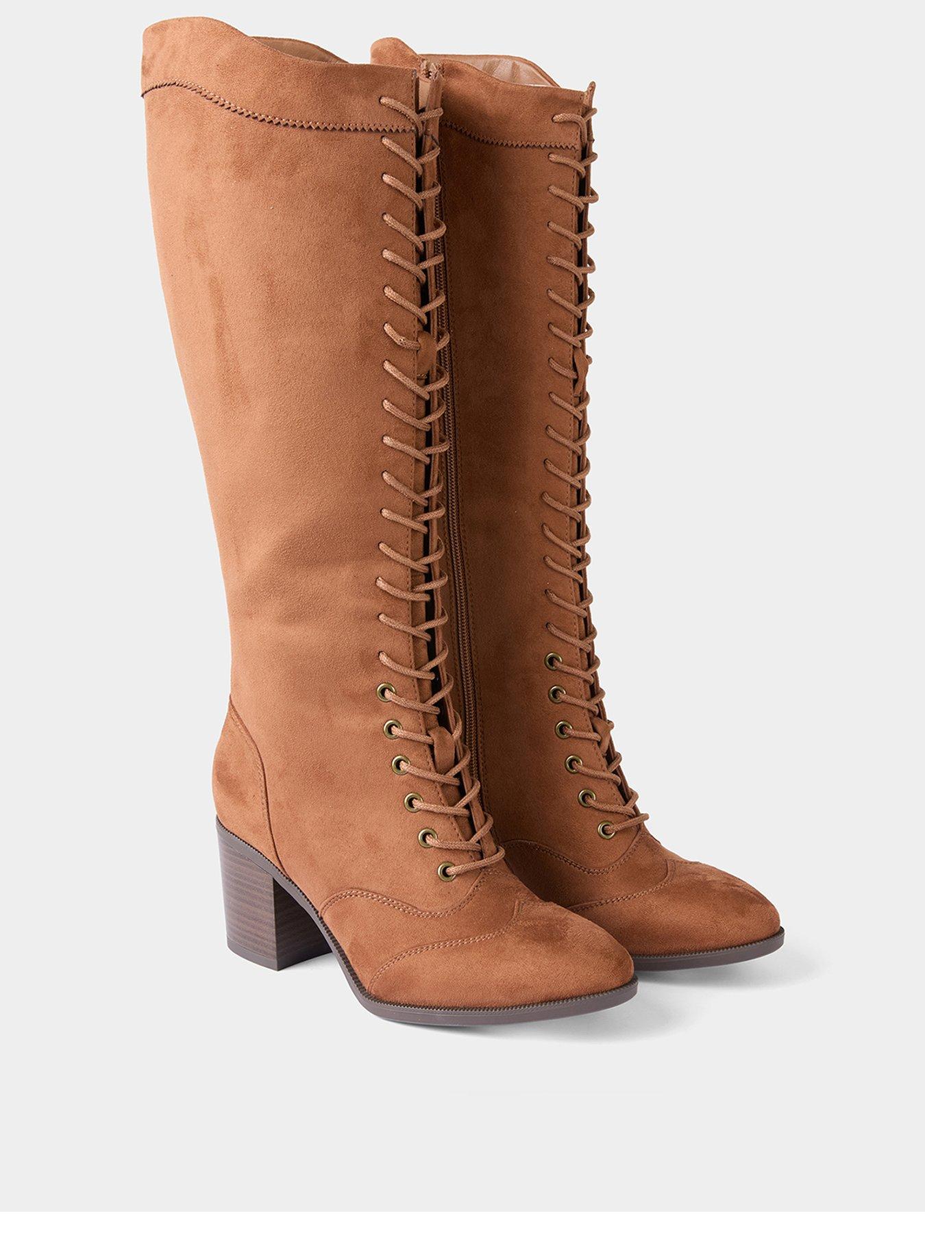 Image 3 of 6 of Joe Browns My Own Way Lace Up Boots - Tan
