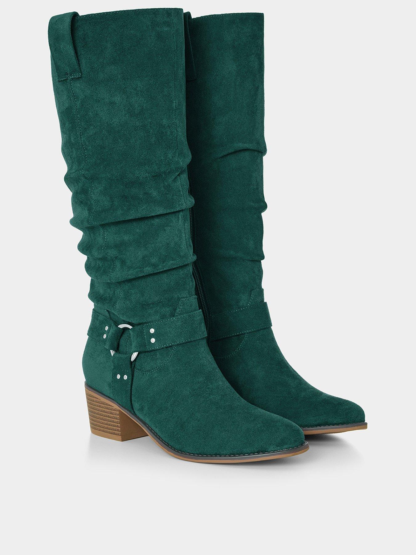 Image 2 of 5 of Joe Browns Woodlands Way Long Boots - Forest Green