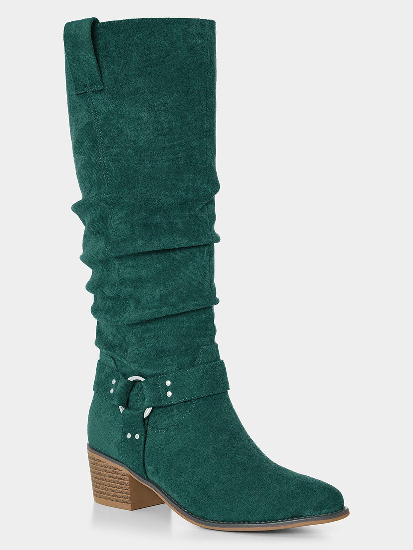 Image 3 of 5 of Joe Browns Woodlands Way Long Boots - Forest Green