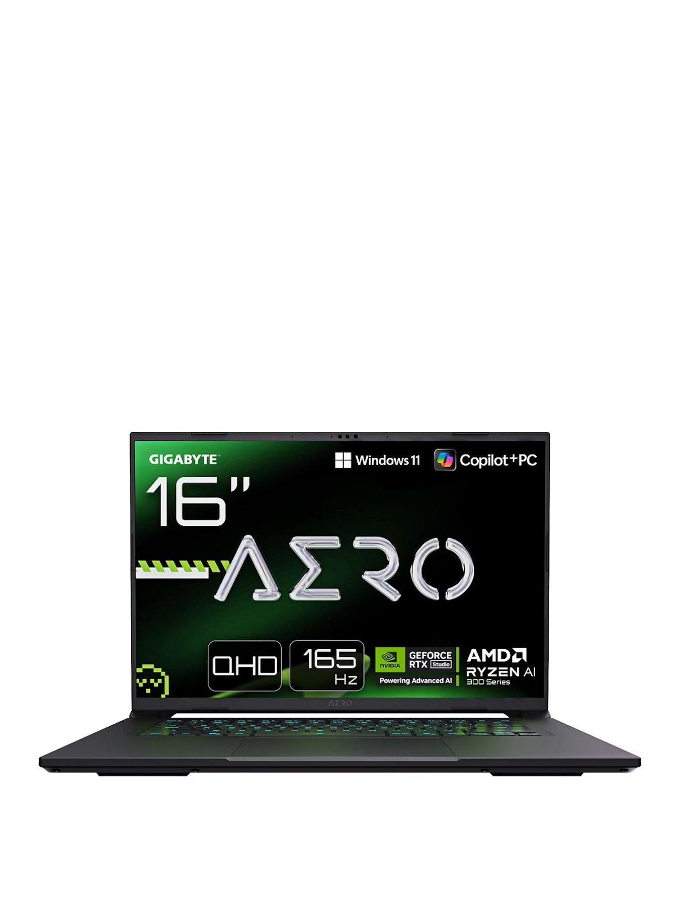 undefined AERO X16 1VH Copilot+ PC Gaming Laptop - 16in 165Hz QHD - GeForce RTX 5060 AMD - Ryzen AI 7 350 - Grey