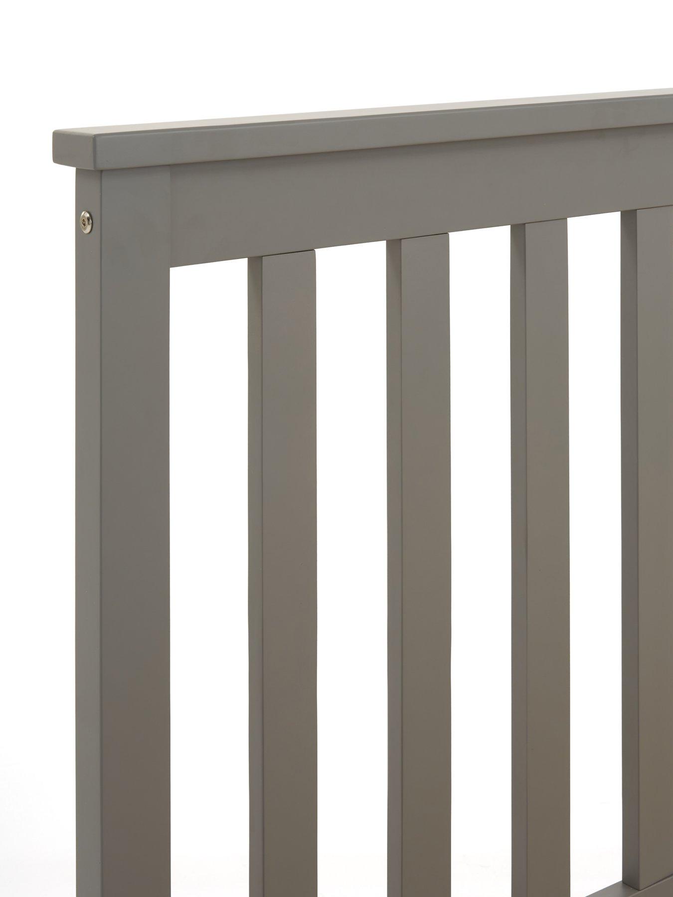 Image 7 of 7 of Very Home Dawson Wooden Bed with Mattress Options (Buy &amp; SAVE!) - Grey - FSC&reg; Certified