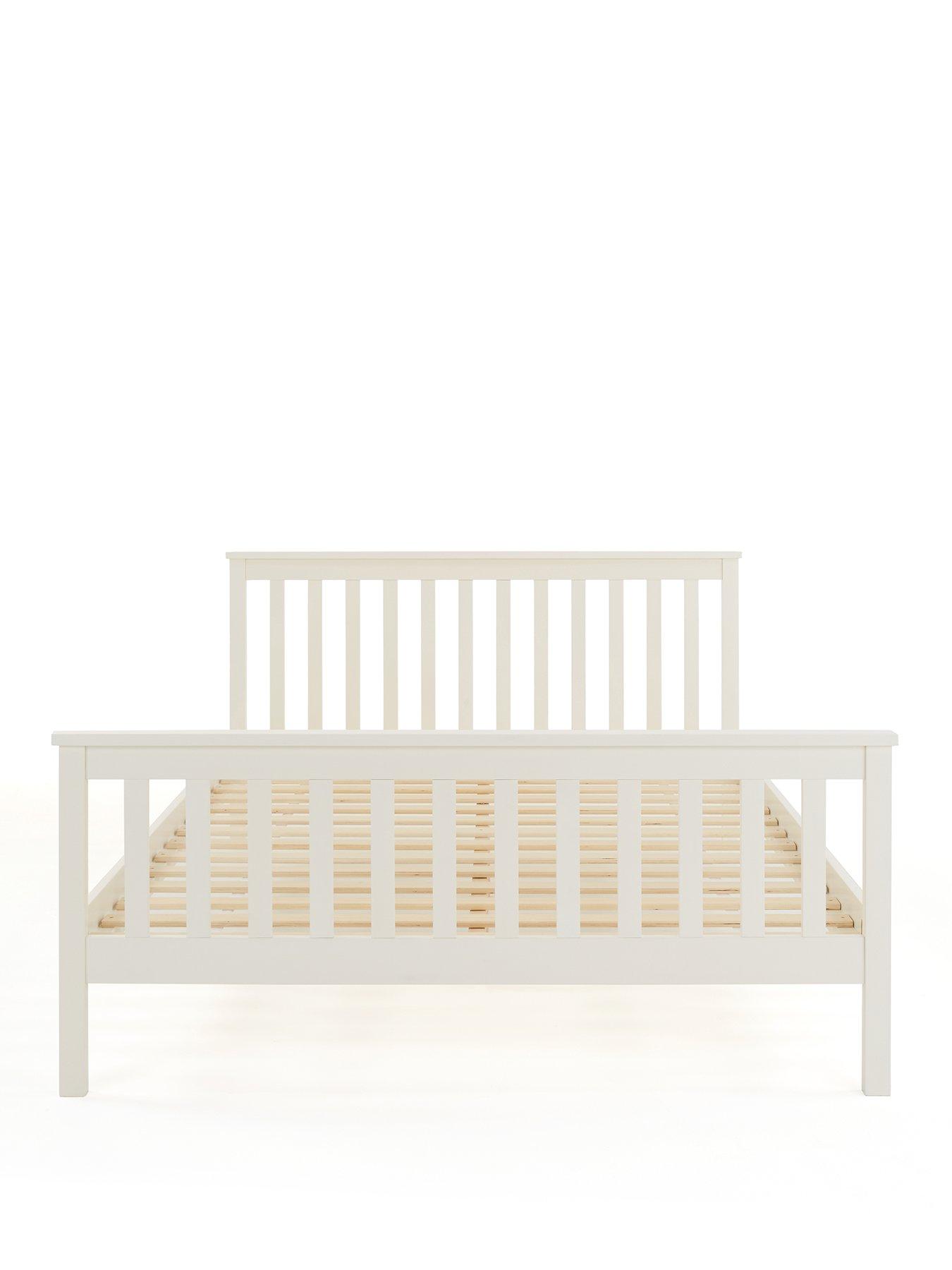  image of very-home-dawsonnbspwooden-bed-with-mattress-options-buy-amp-savenbsp--white-fscreg-certified