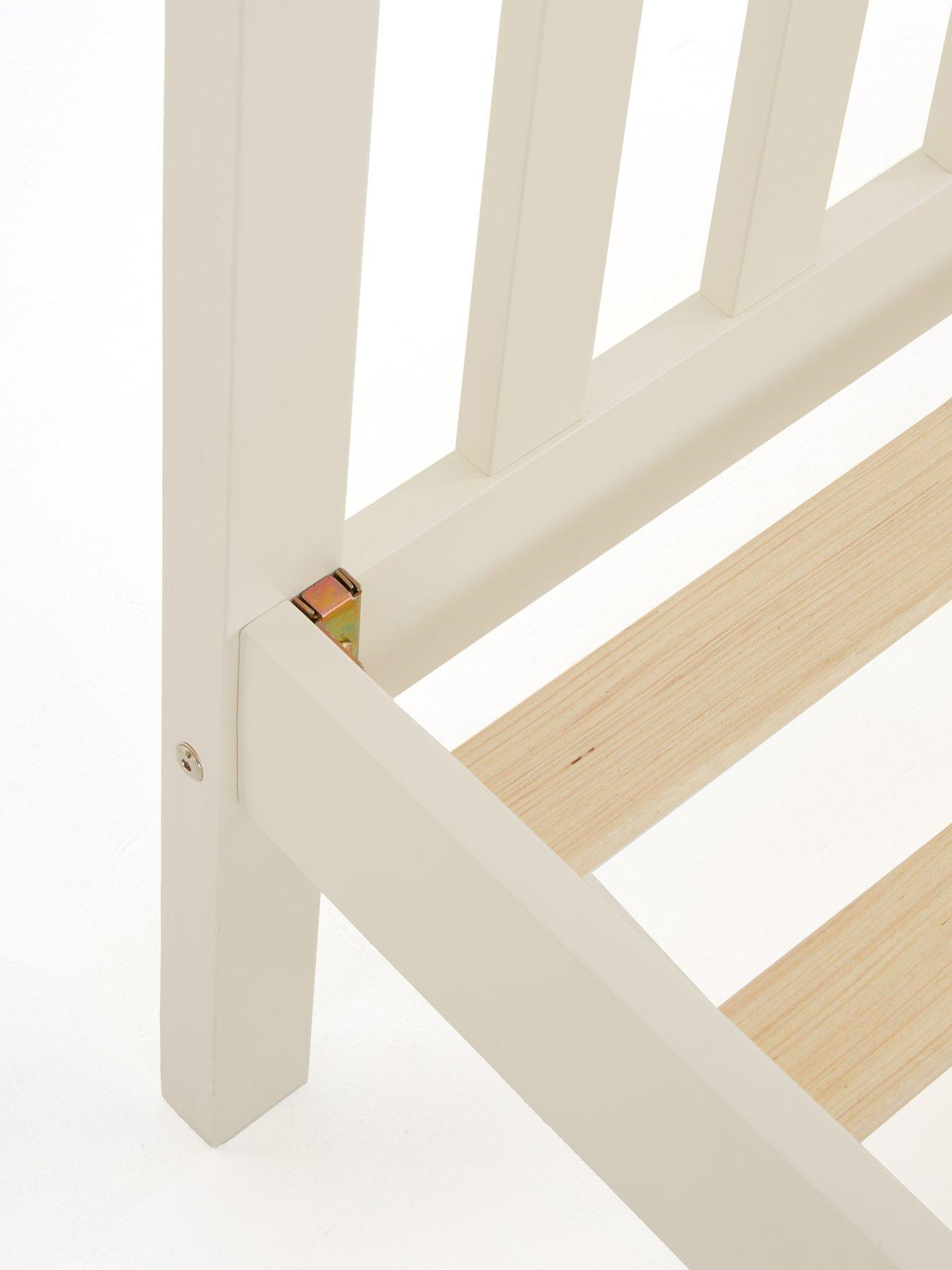  image of very-home-dawsonnbspwooden-bed-with-mattress-options-buy-amp-savenbsp--white-fscreg-certified