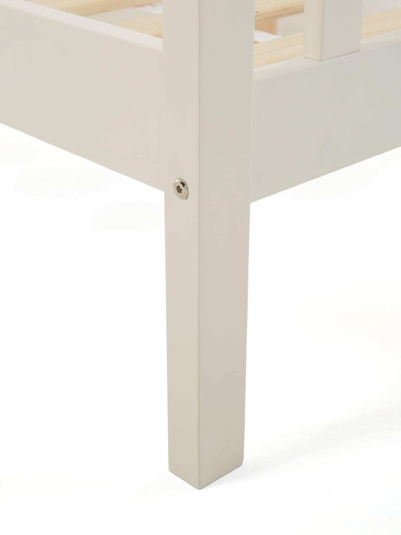  image of very-home-dawsonnbspwooden-bed-with-mattress-options-buy-amp-savenbsp--white-fscreg-certified