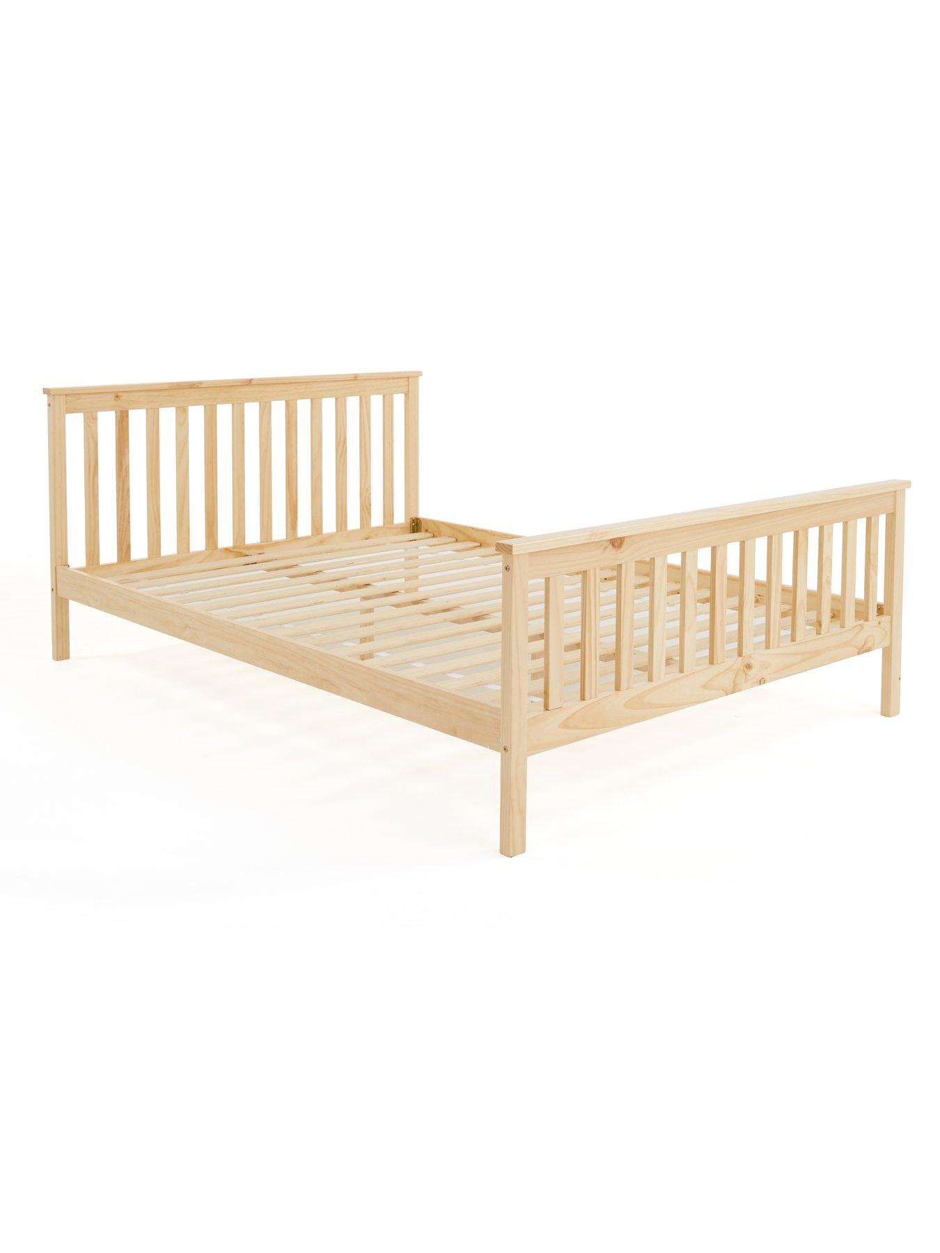  image of very-home-dawsonnbspwooden-bed-frame-with-mattress-options-buy-amp-save-natural-fscreg-certified