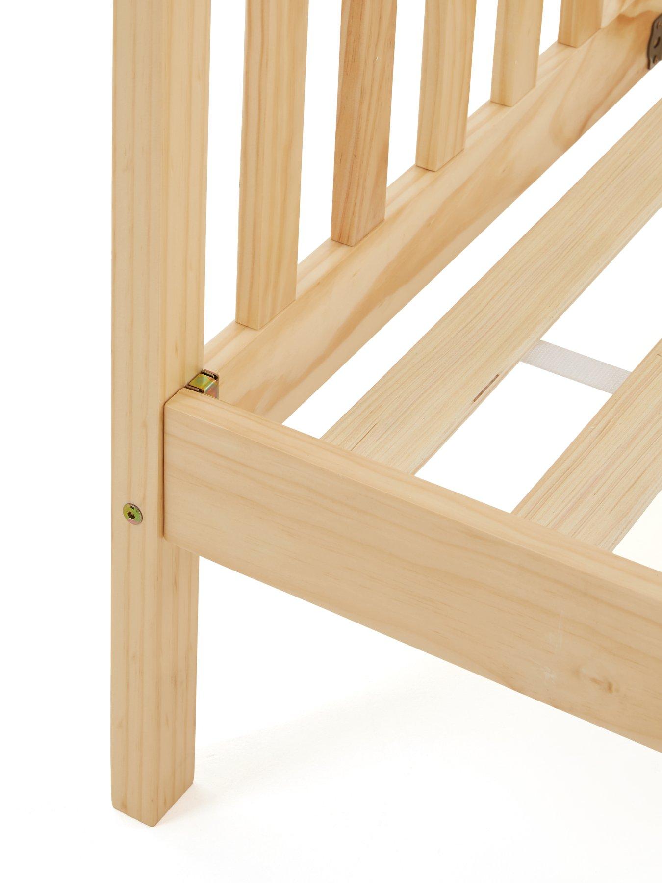  image of very-home-dawsonnbspwooden-bed-frame-with-mattress-options-buy-amp-save-natural-fscreg-certified