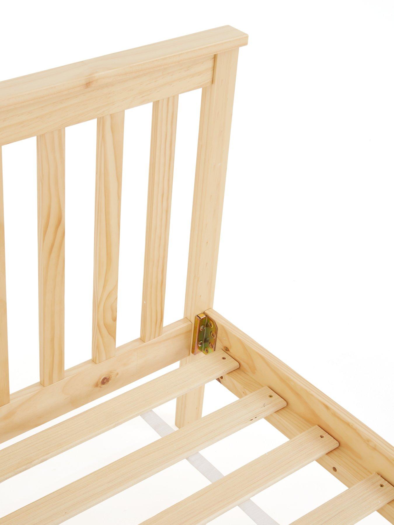  image of very-home-dawsonnbspwooden-bed-frame-with-mattress-options-buy-amp-save-natural-fscreg-certified