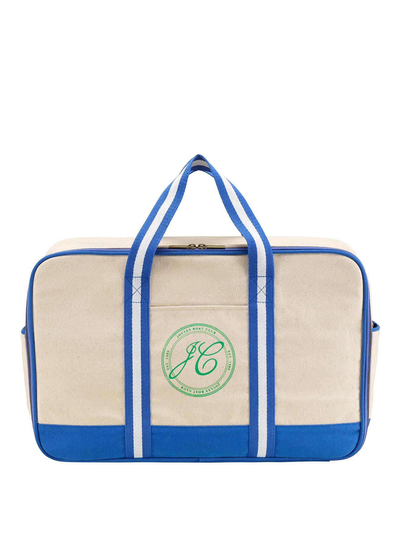 undefined The Boat Club Duffle - Cream/Blue