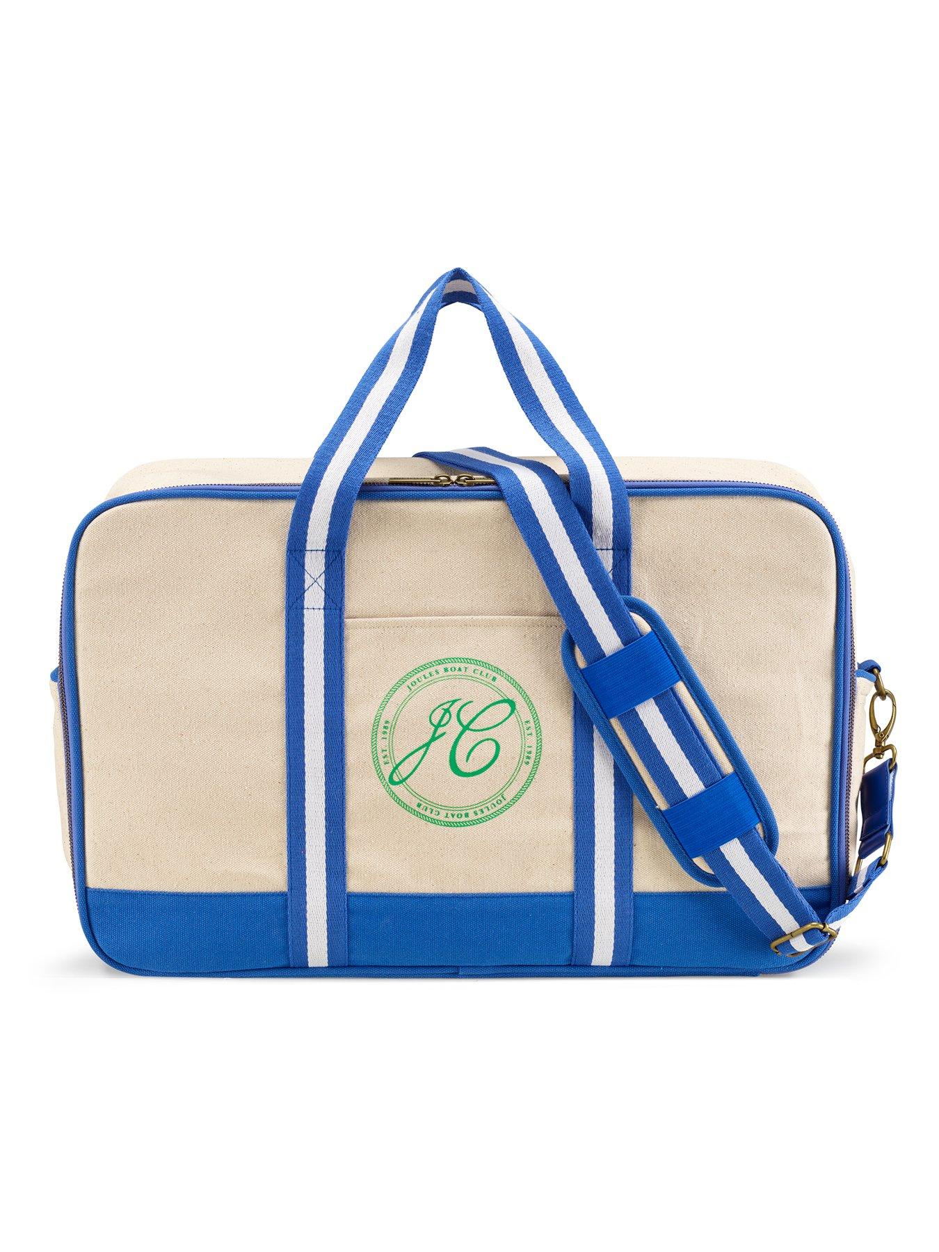 Image 4 of 7 of Joules The Boat Club Duffle - Cream/Blue