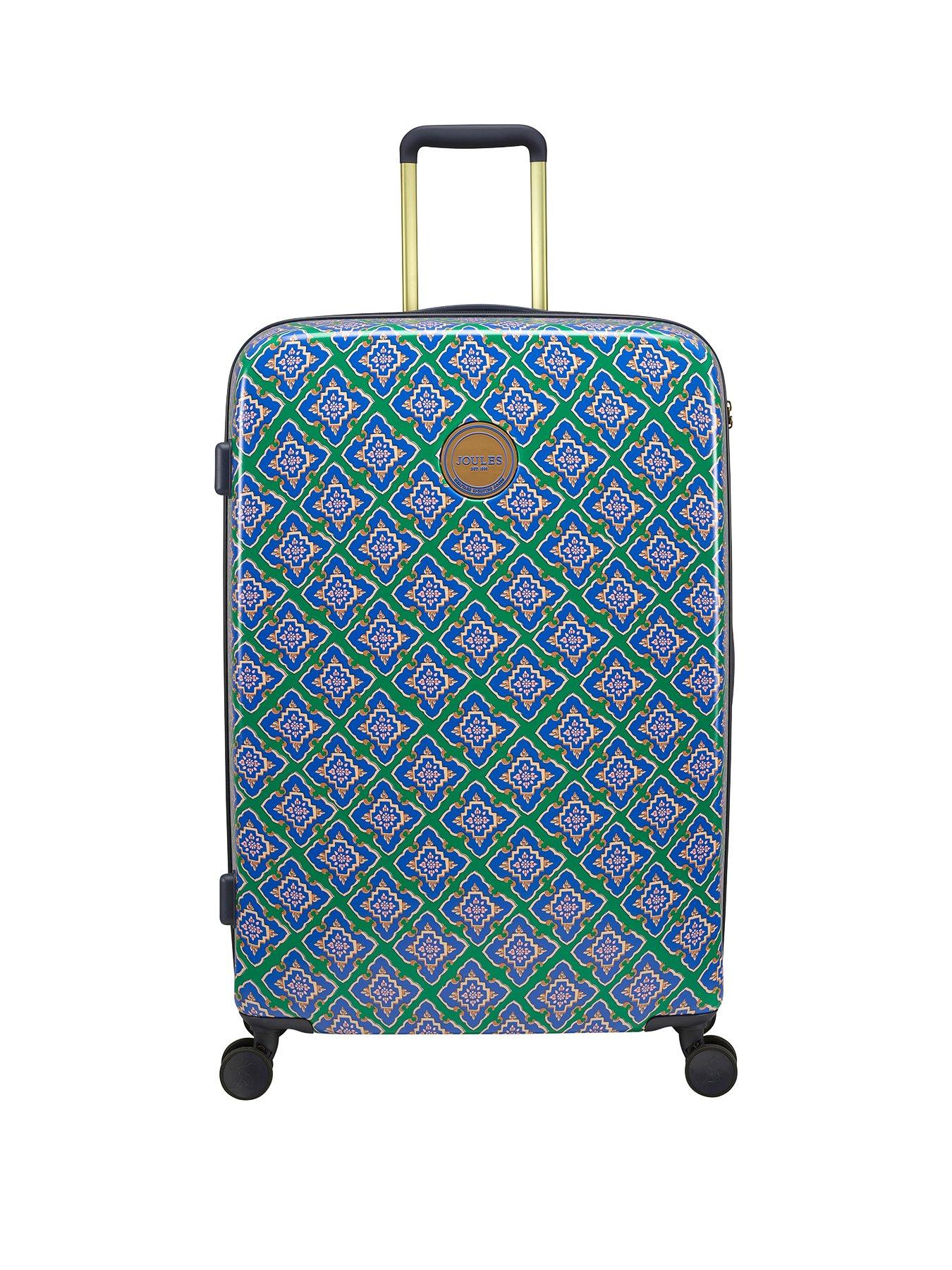 undefined Tiled Diamond Large Suitcase