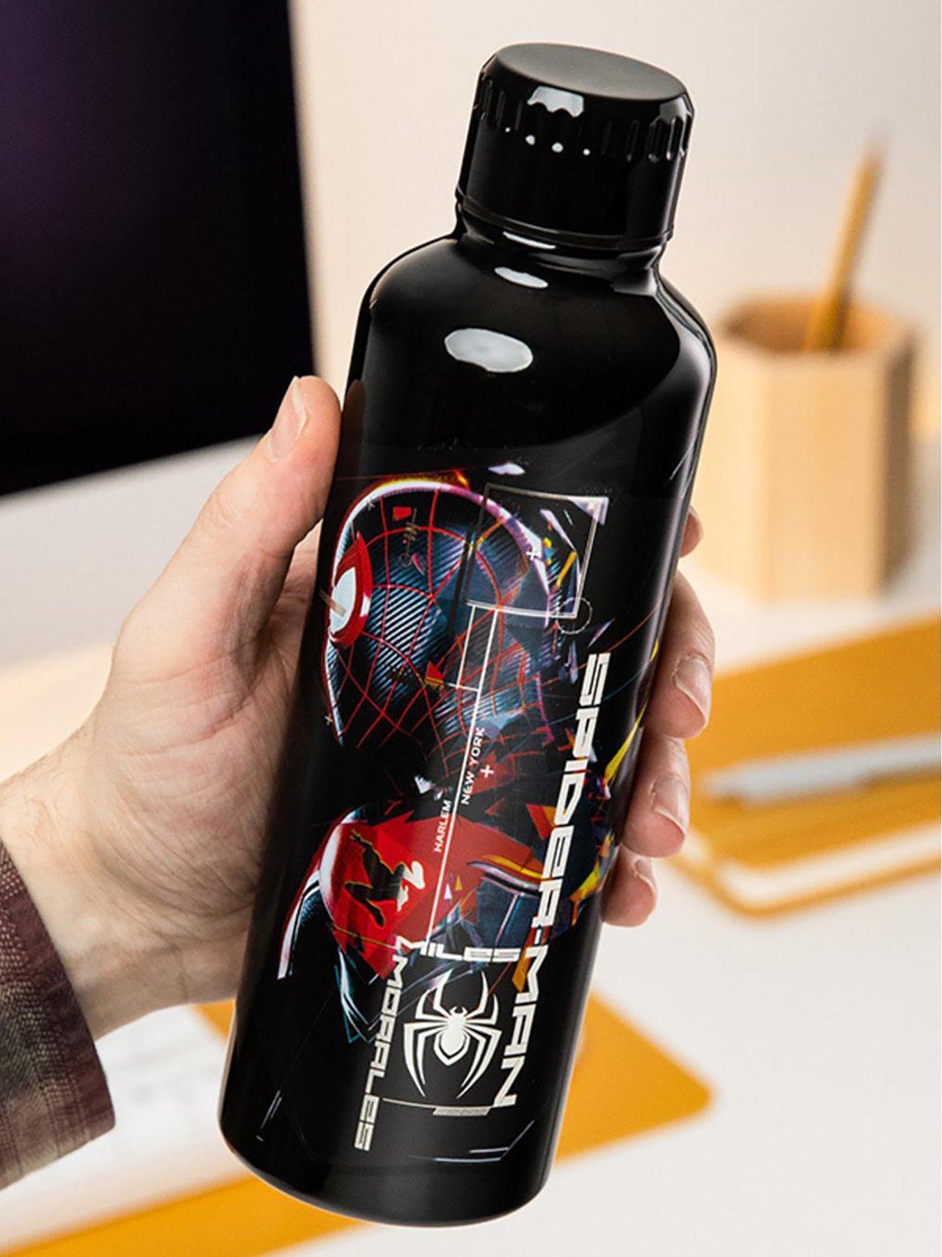 Image 1 of 5 of Marvel Spiderman Miles Morales Metal Water Bottle