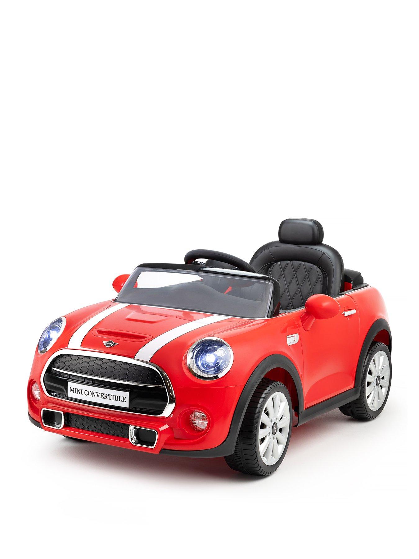 Image 2 of 8 of Mini Cooper Convertible Ride-On Car - Red