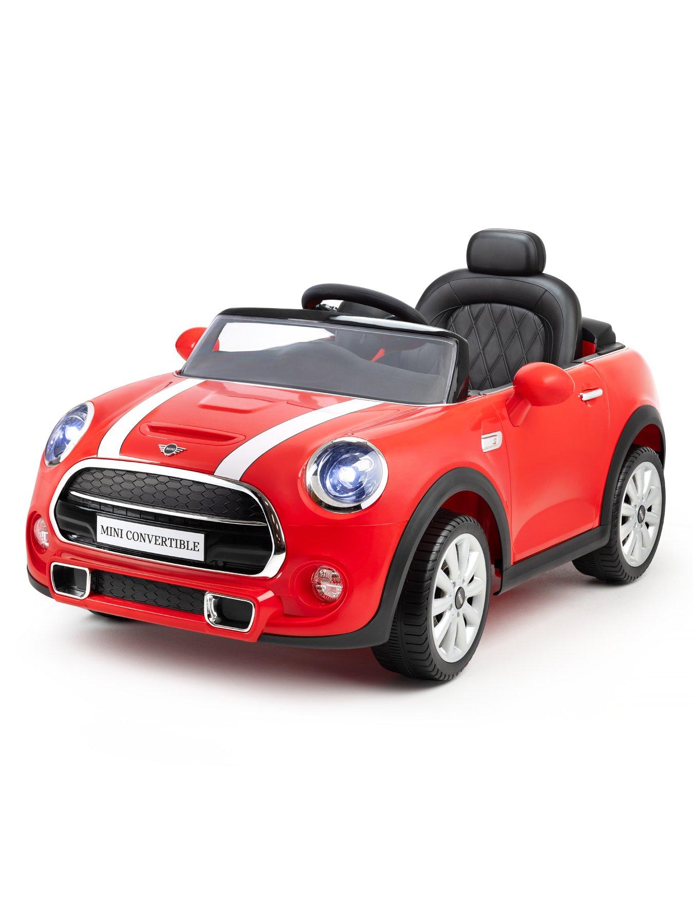 Image 3 of 7 of Mini Cooper Convertible Ride-On Car - Red