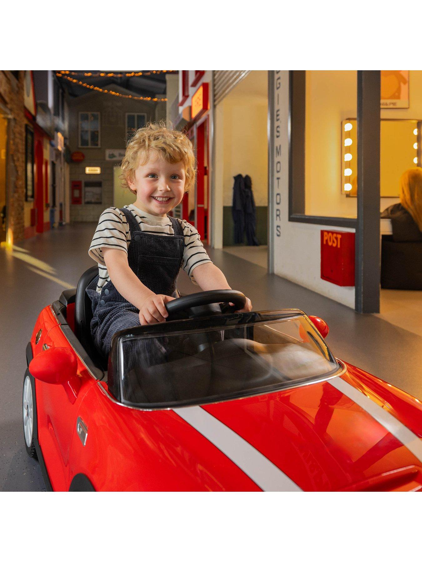 Image 3 of 8 of Mini Cooper Convertible Ride-On Car - Red