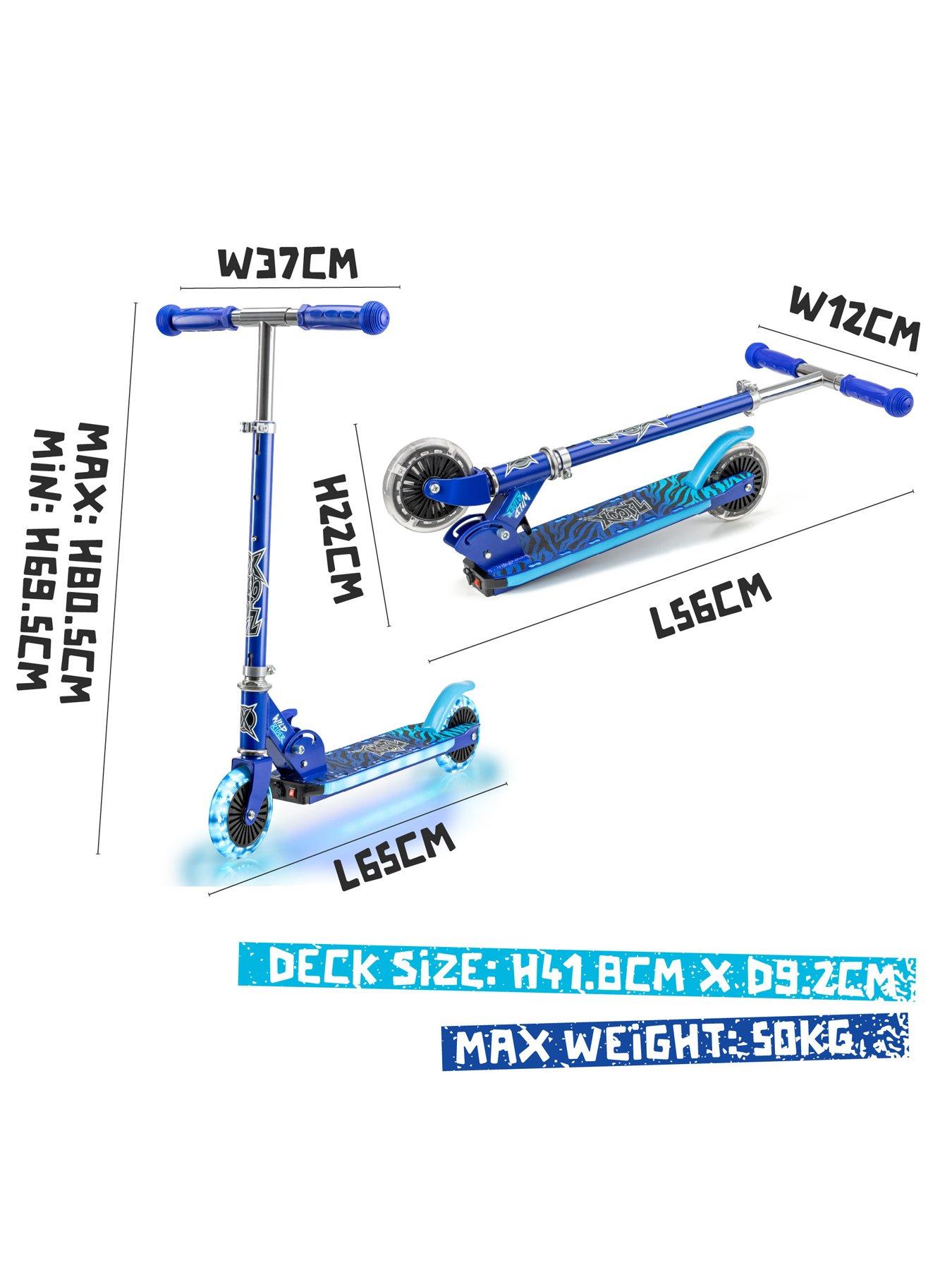 Image 7 of 7 of XOOTZ Wild Rider Light Up LED Scooter - Blue