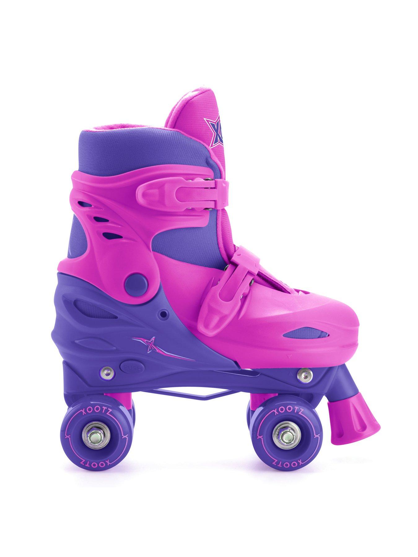  image of xootz-kids-adjustable-quad-skates-purple-small