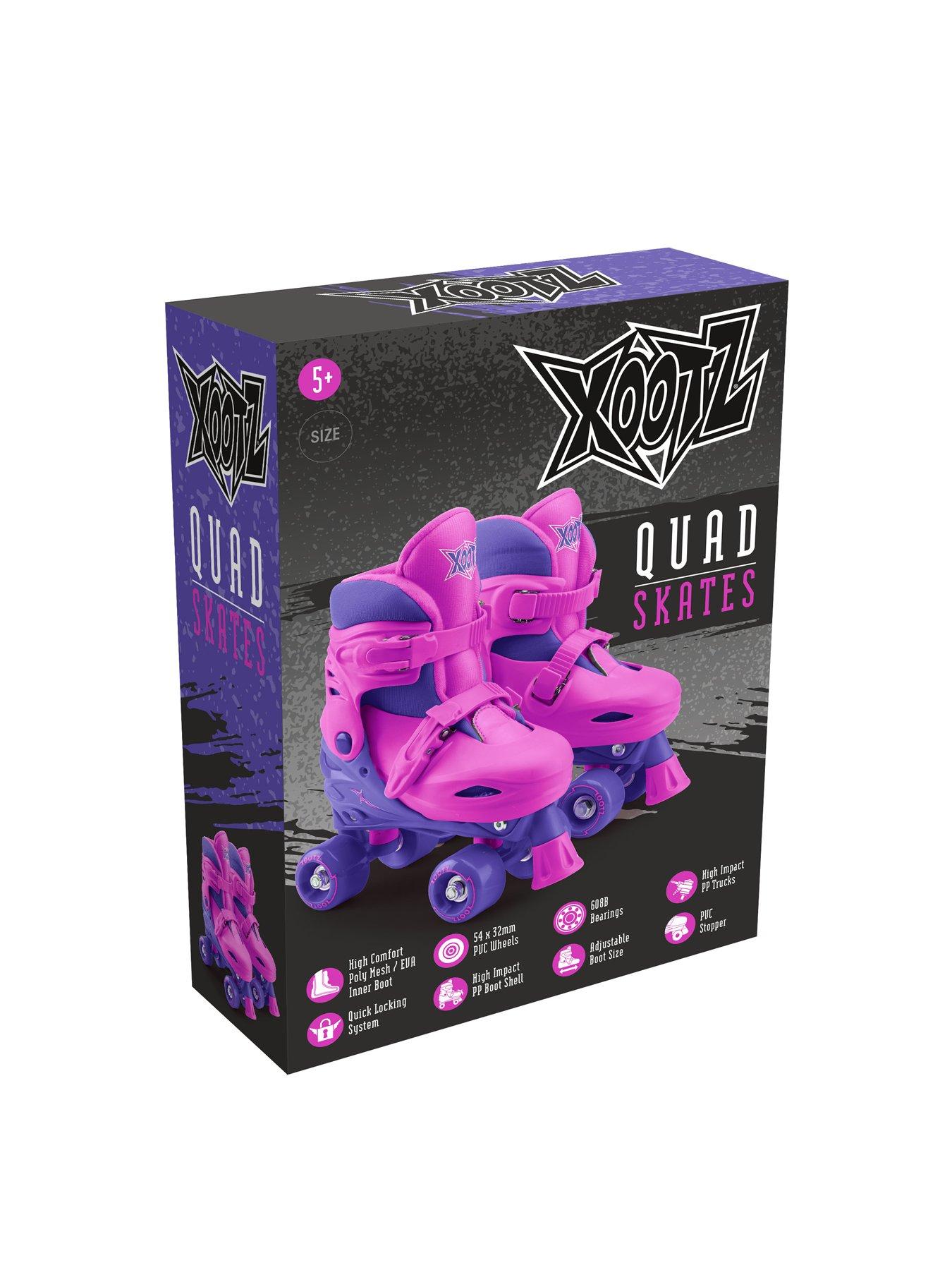  image of xootz-kids-adjustable-quad-skates-purple-small