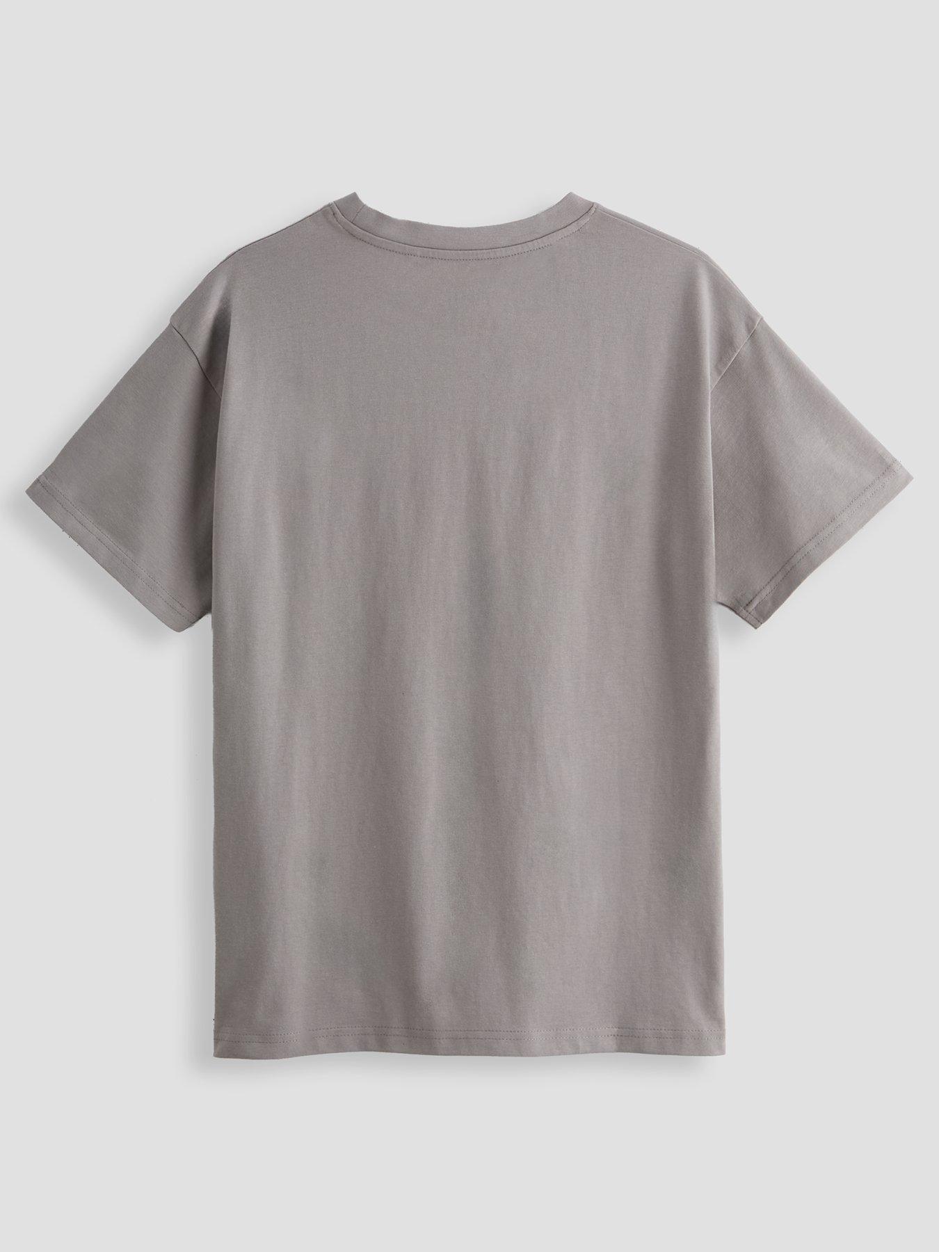 Image 2 of 4 of The Very Collection Boys Multi Slogan Drop Shoulder Tshirt