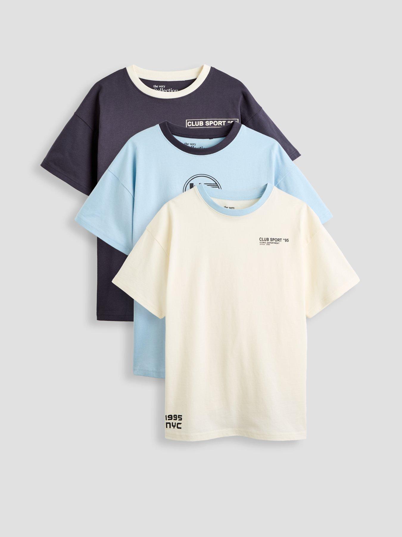 The Very Collection Boys 3 Pack T-shirts - Multi