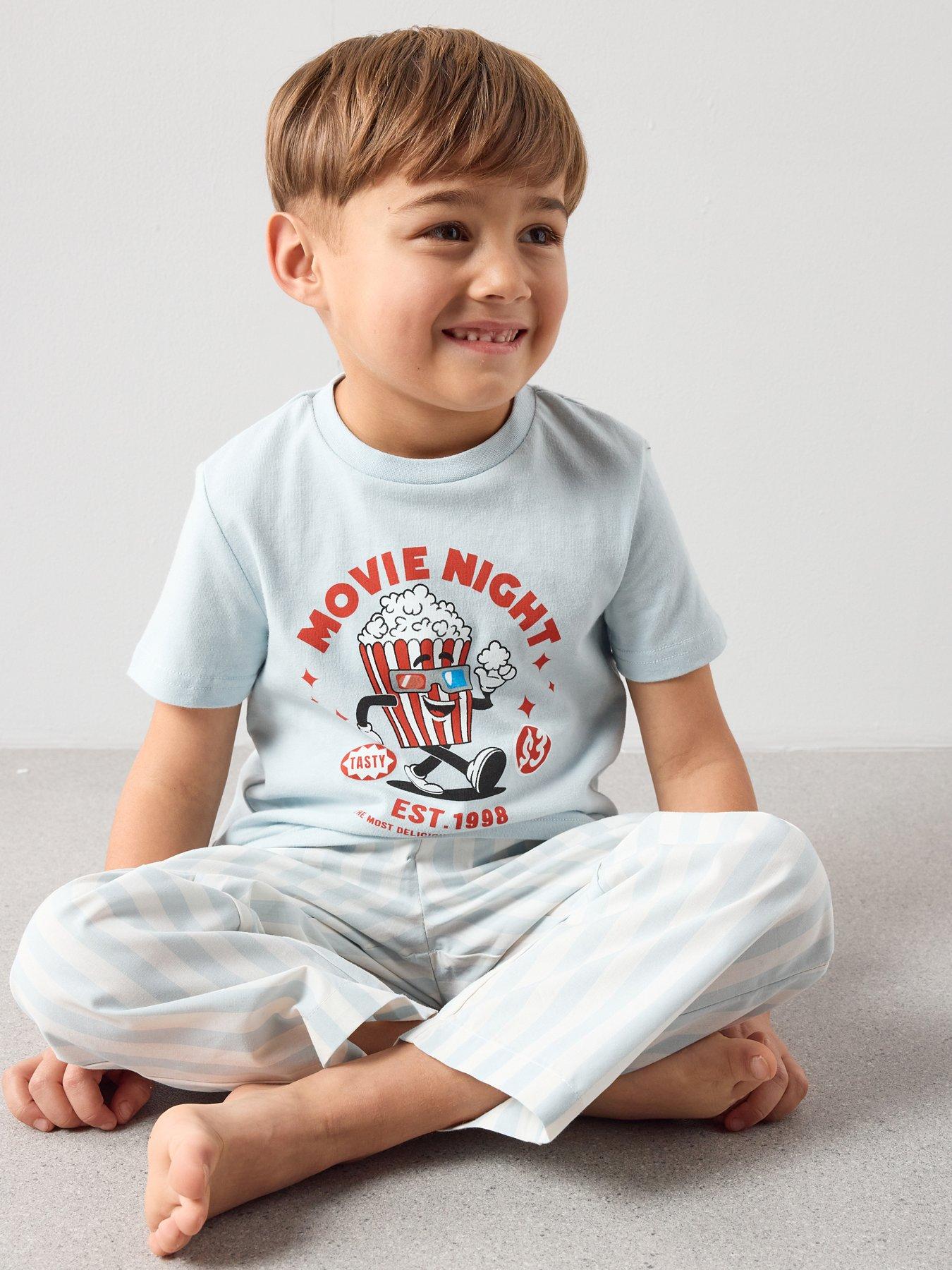 Image 2 of 6 of The Very Collection Boys 2 Pack Short Sleeve Pyjamas- &nbsp;Multi