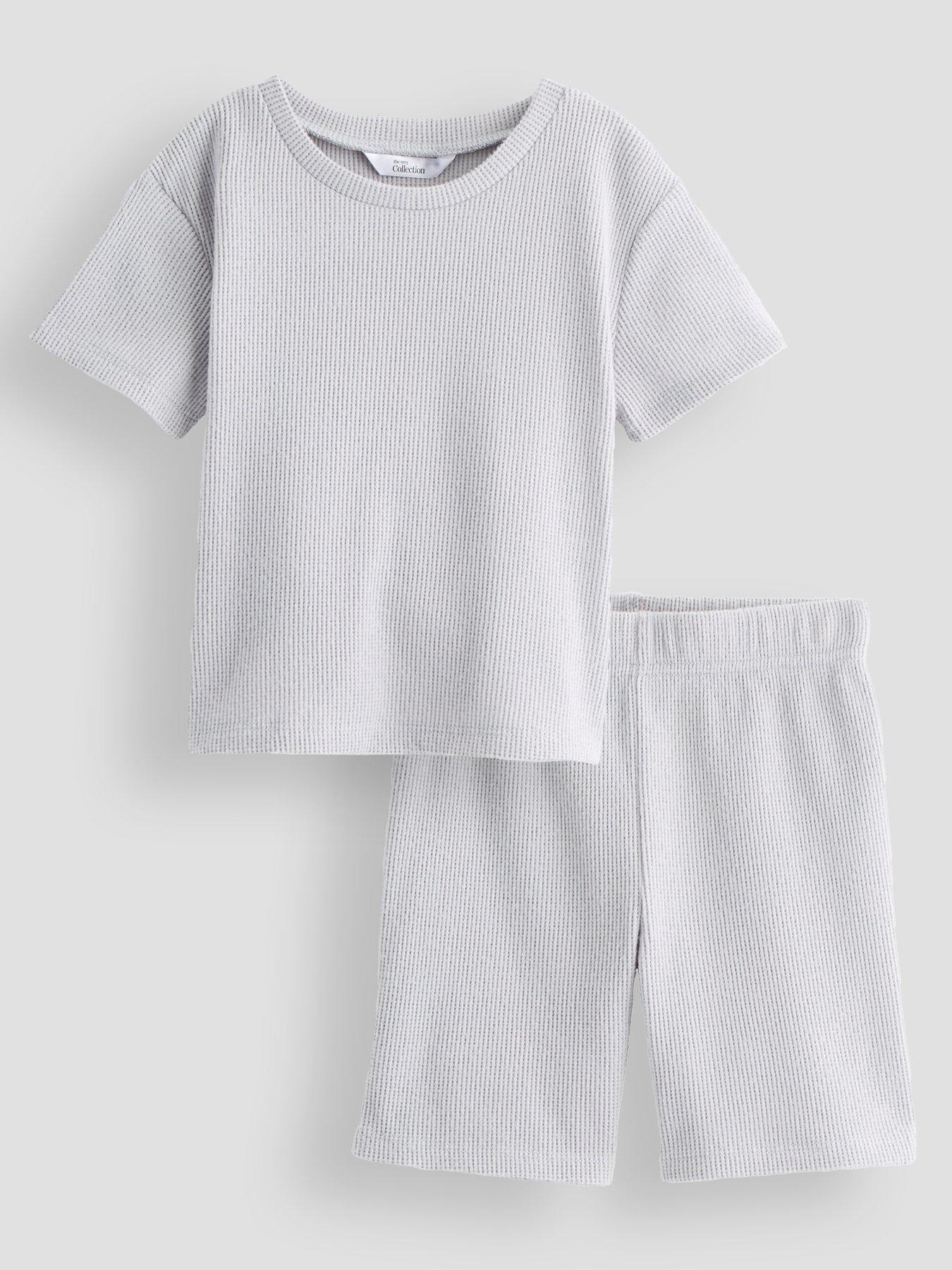 Image 3 of 6 of The Very Collection 3 Pack Tie Dye Textured Pyjama Shortie Set - Multi