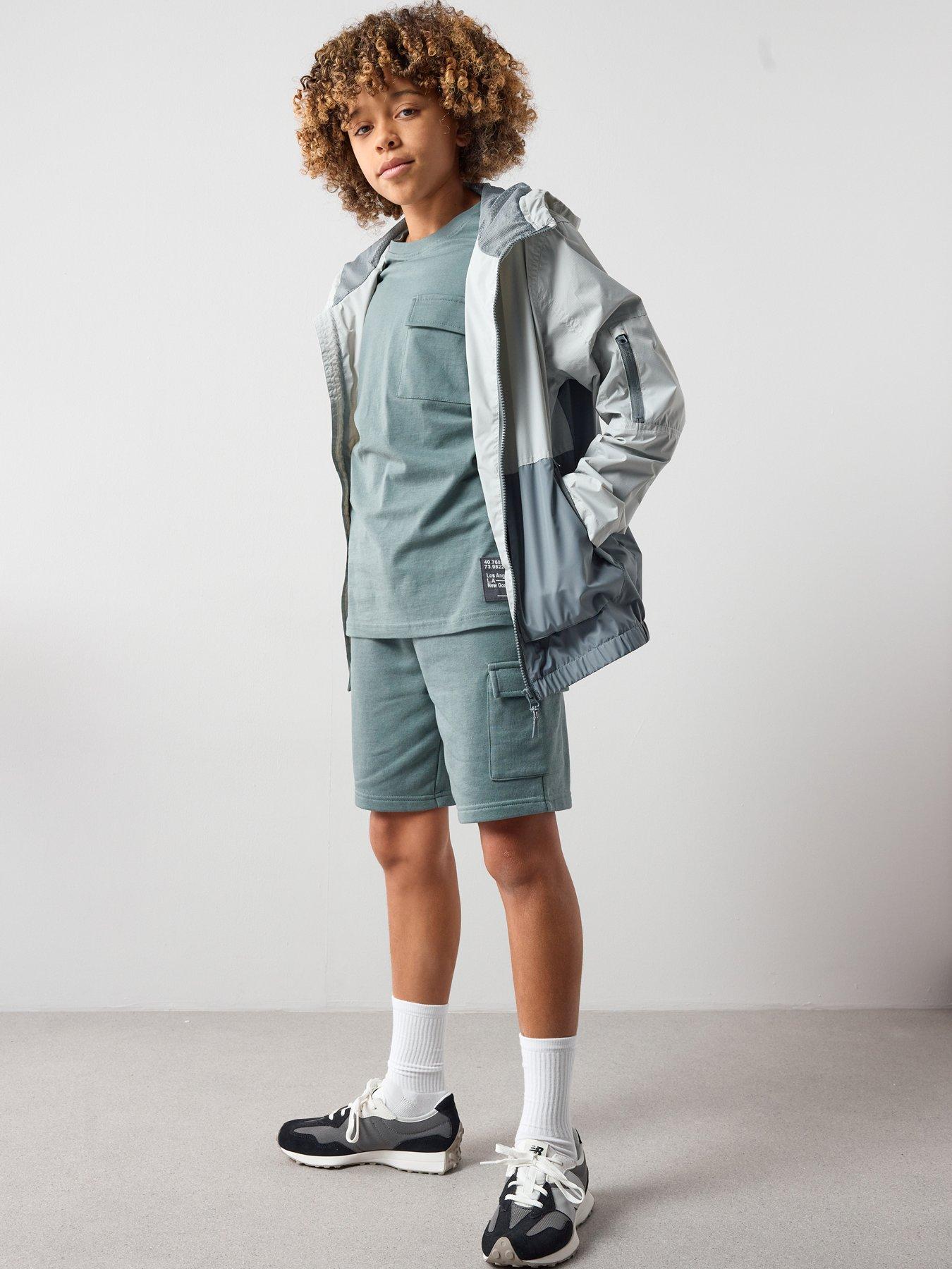  image of the-very-collection-boys-2-tone-zip-up-jacket-multi