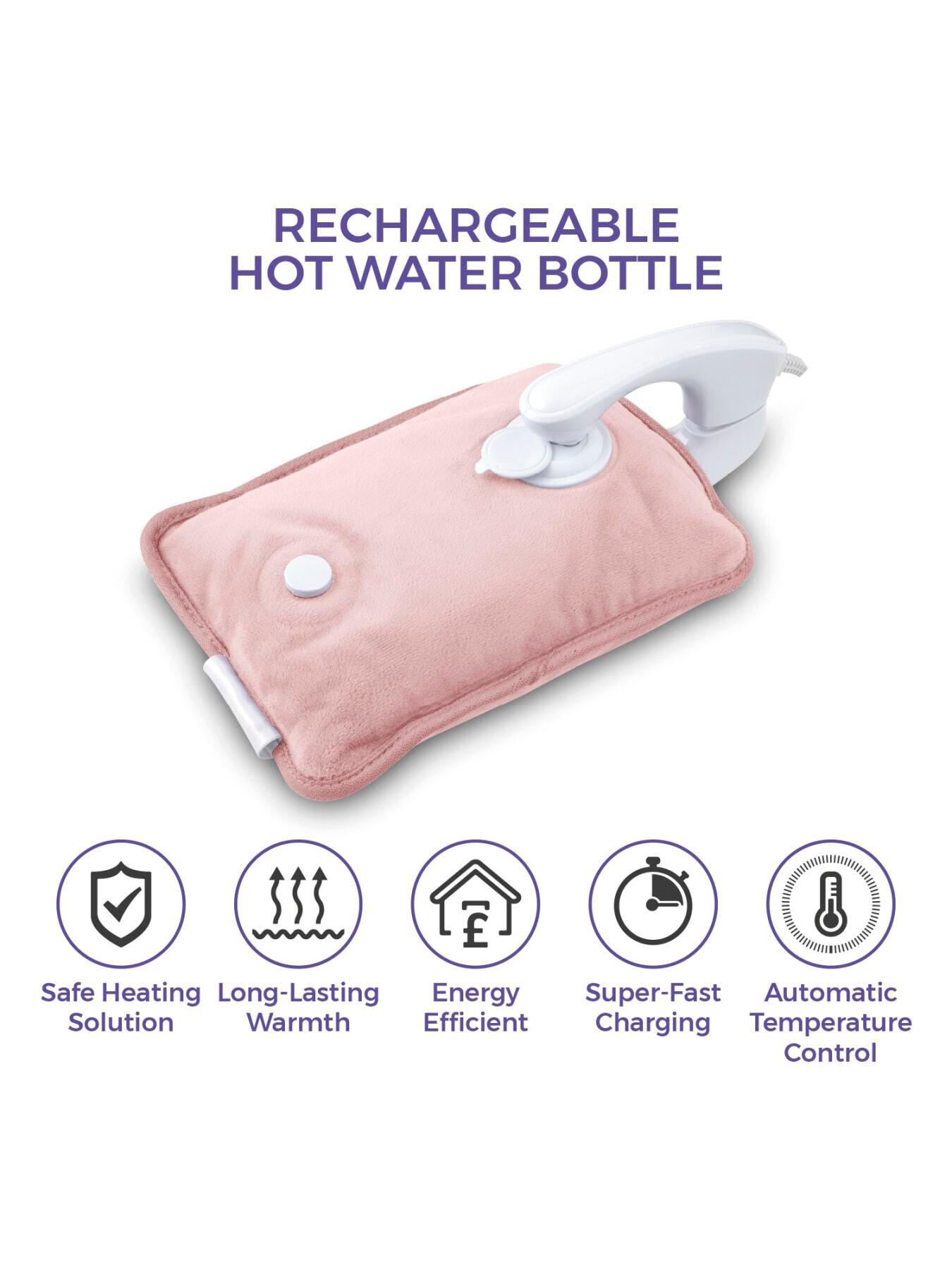 Image 2 of 7 of Carmen Spa Rechargeable Hot Water Bottle- Pink