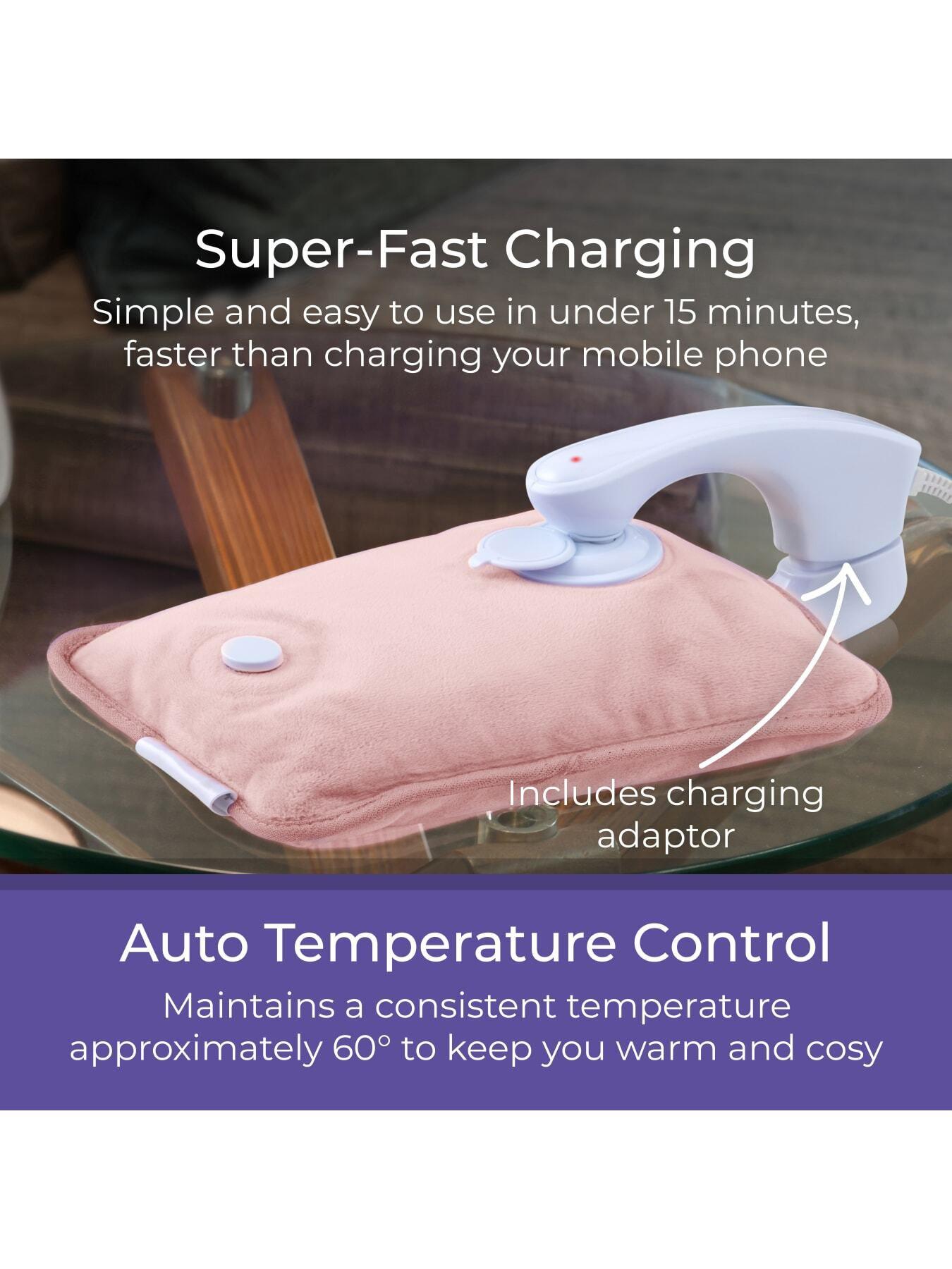 Image 5 of 7 of Carmen Spa Rechargeable Hot Water Bottle- Pink