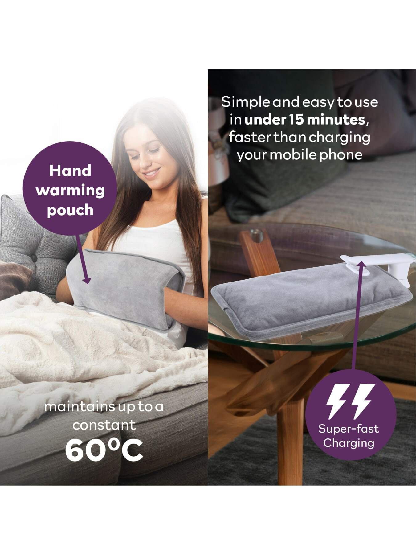 Image 5 of 7 of Carmen Spa Rechargeable Large Hot Water Bottle-&nbsp;Grey