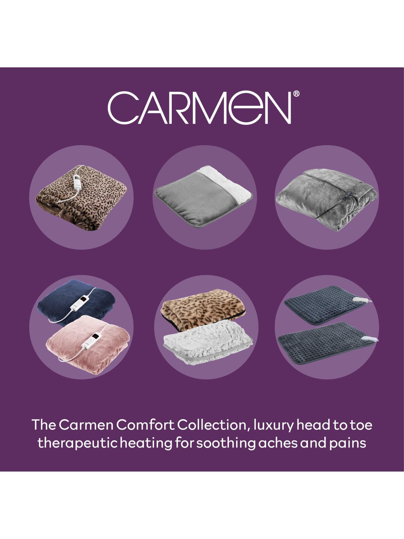  image of carmen-spa-rechargeable-large-hot-water-bottle--pink