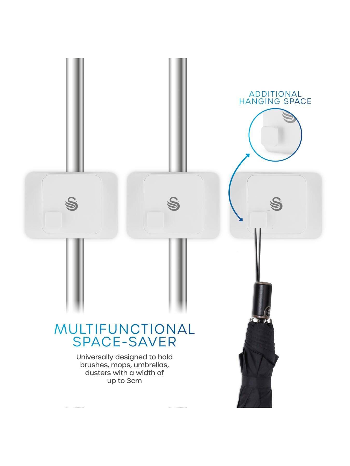 Image 3 of 6 of Swan Elevate Mop Clip Holder 3 Pack