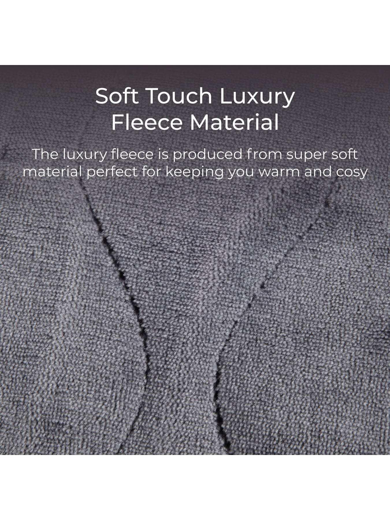  image of carmen-fleece-electric-heated-throw-amp-over-blanket-grey