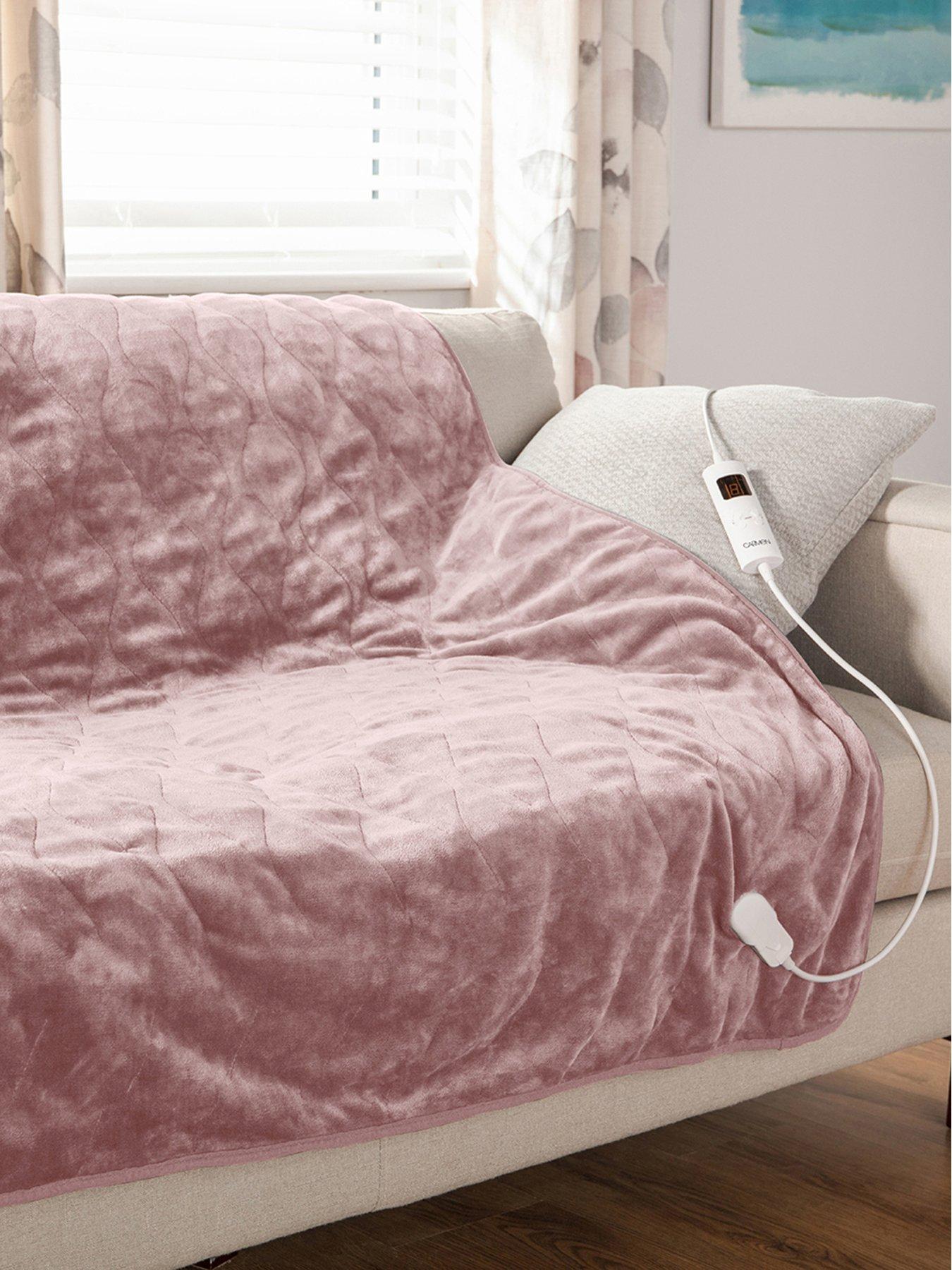 undefined Fleece Electric Over Blanket- Pink