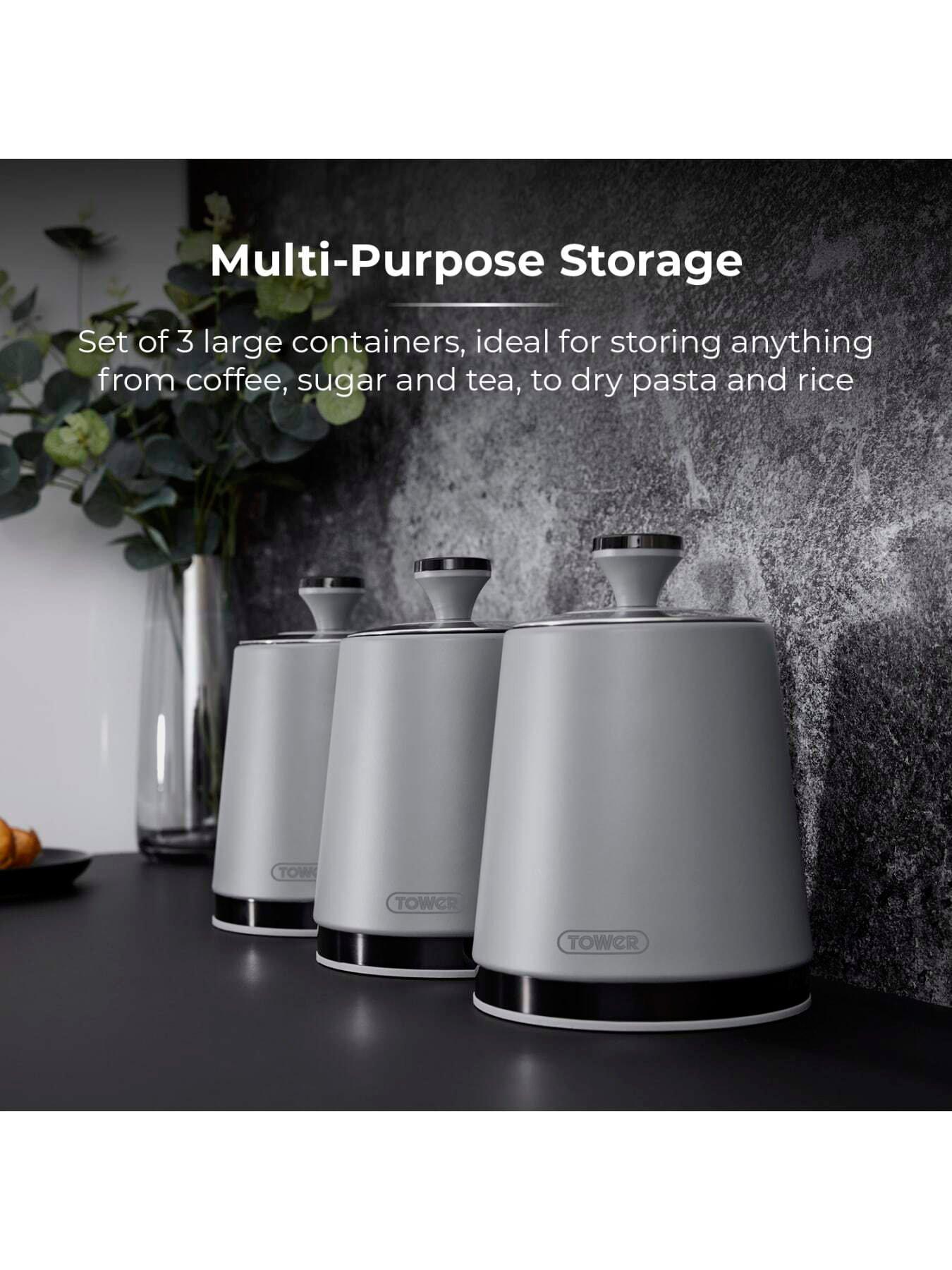 Image 2 of 6 of Tower Sera Set Of 3 Canisters