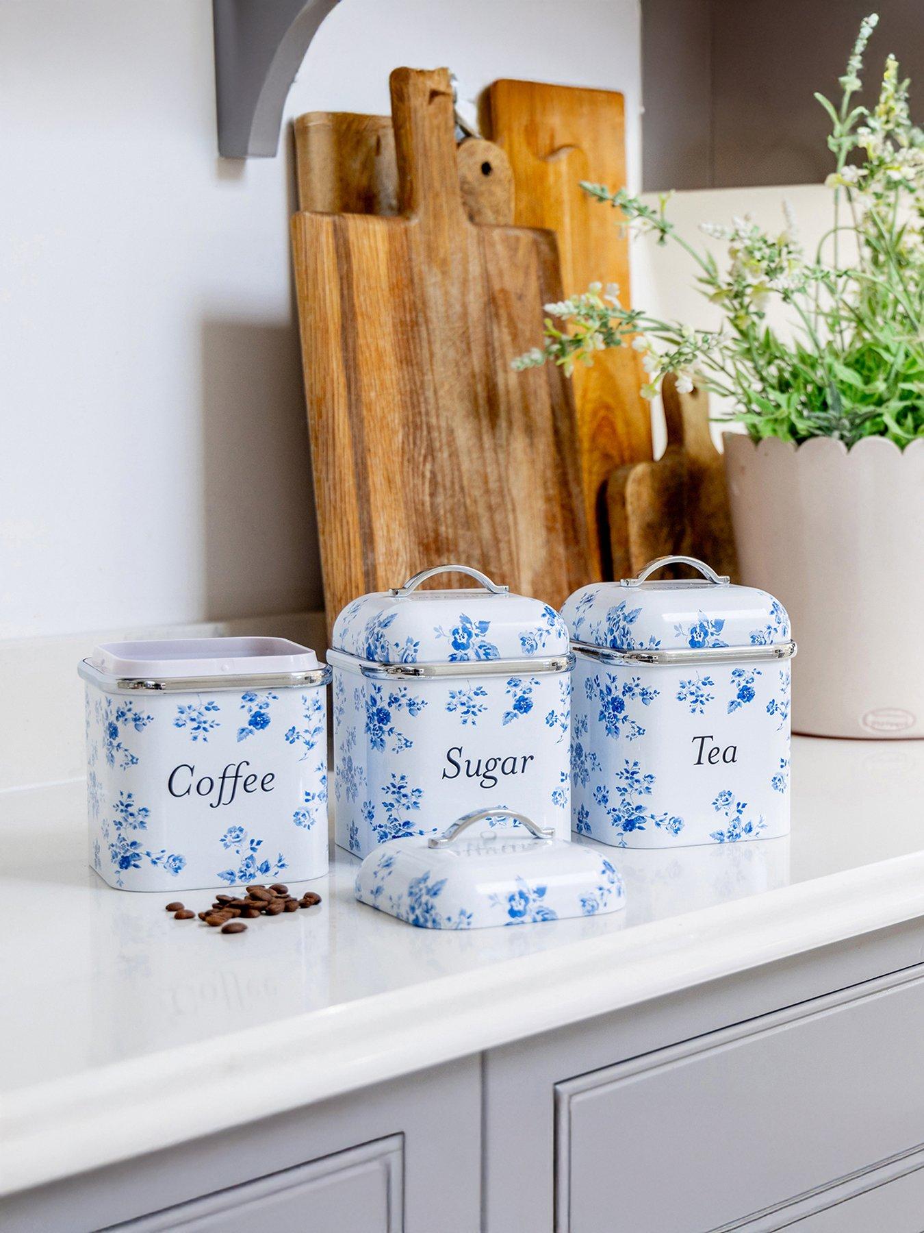 Laura Ashley Set Of 3 Canisters