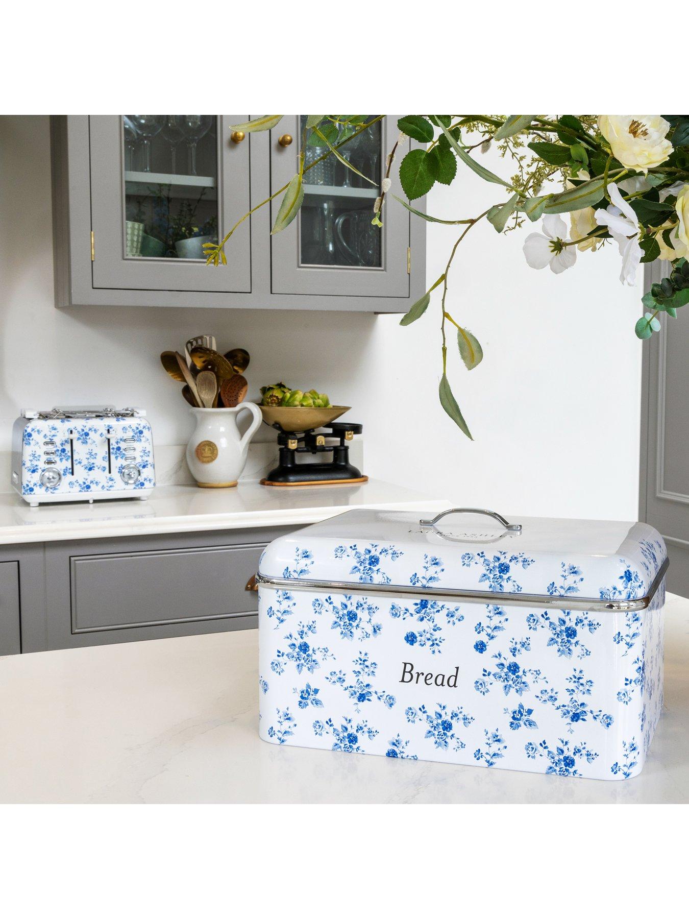 Image 6 of 6 of Laura Ashley Bread Bin, China Rose