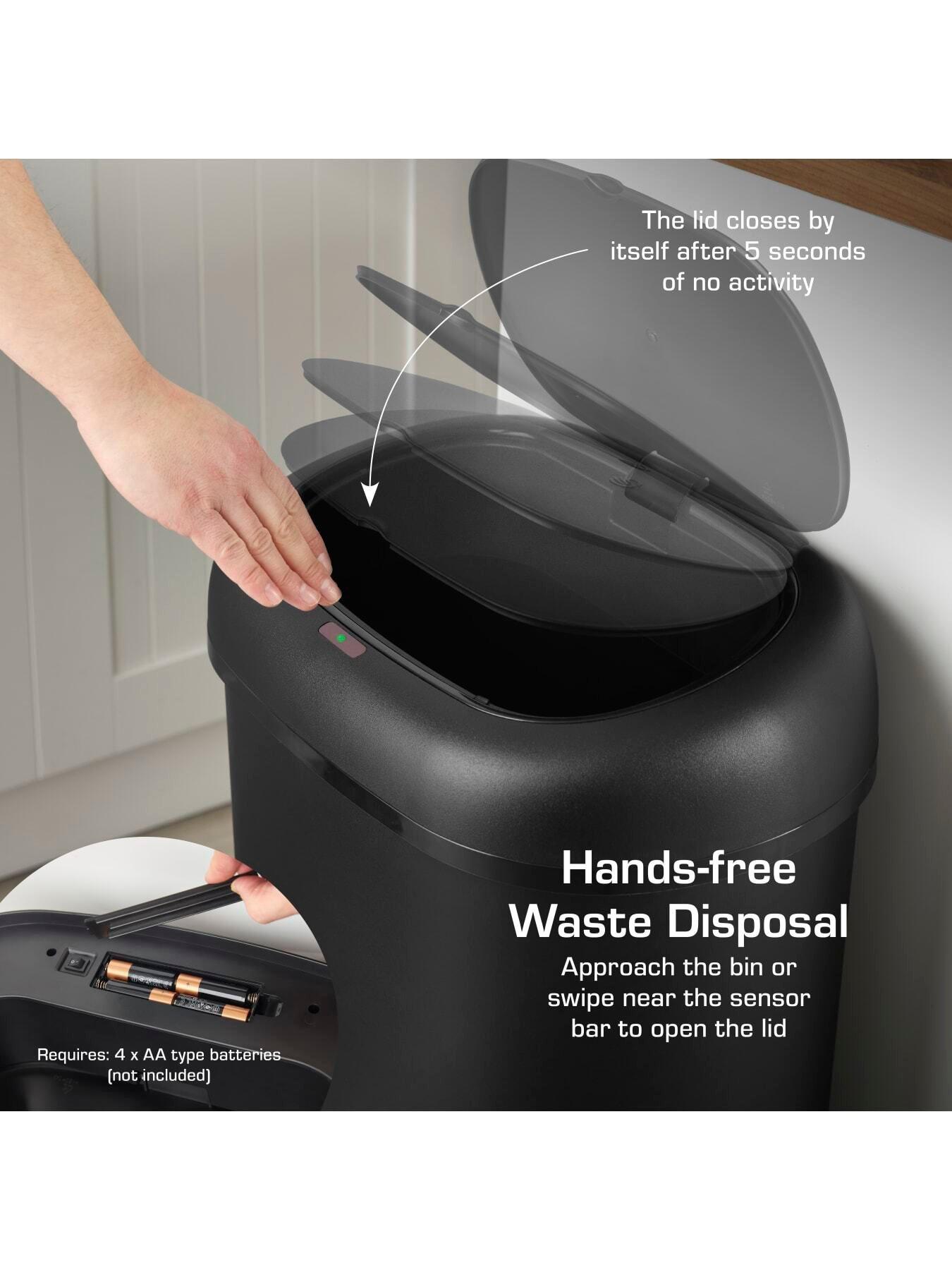 Image 2 of 6 of Swan 55l Abs Sensor Bin - Black