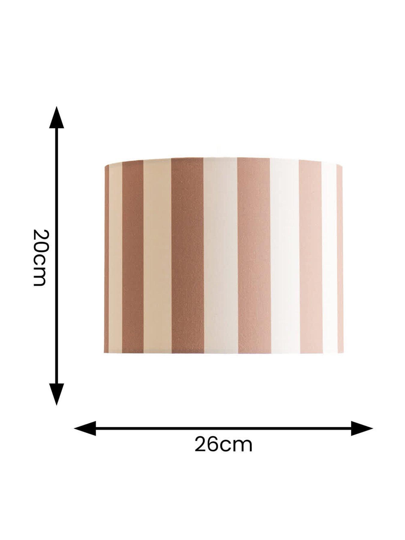  image of valuelights-callie-small-colour-clash-shade-in-natural-and-brown