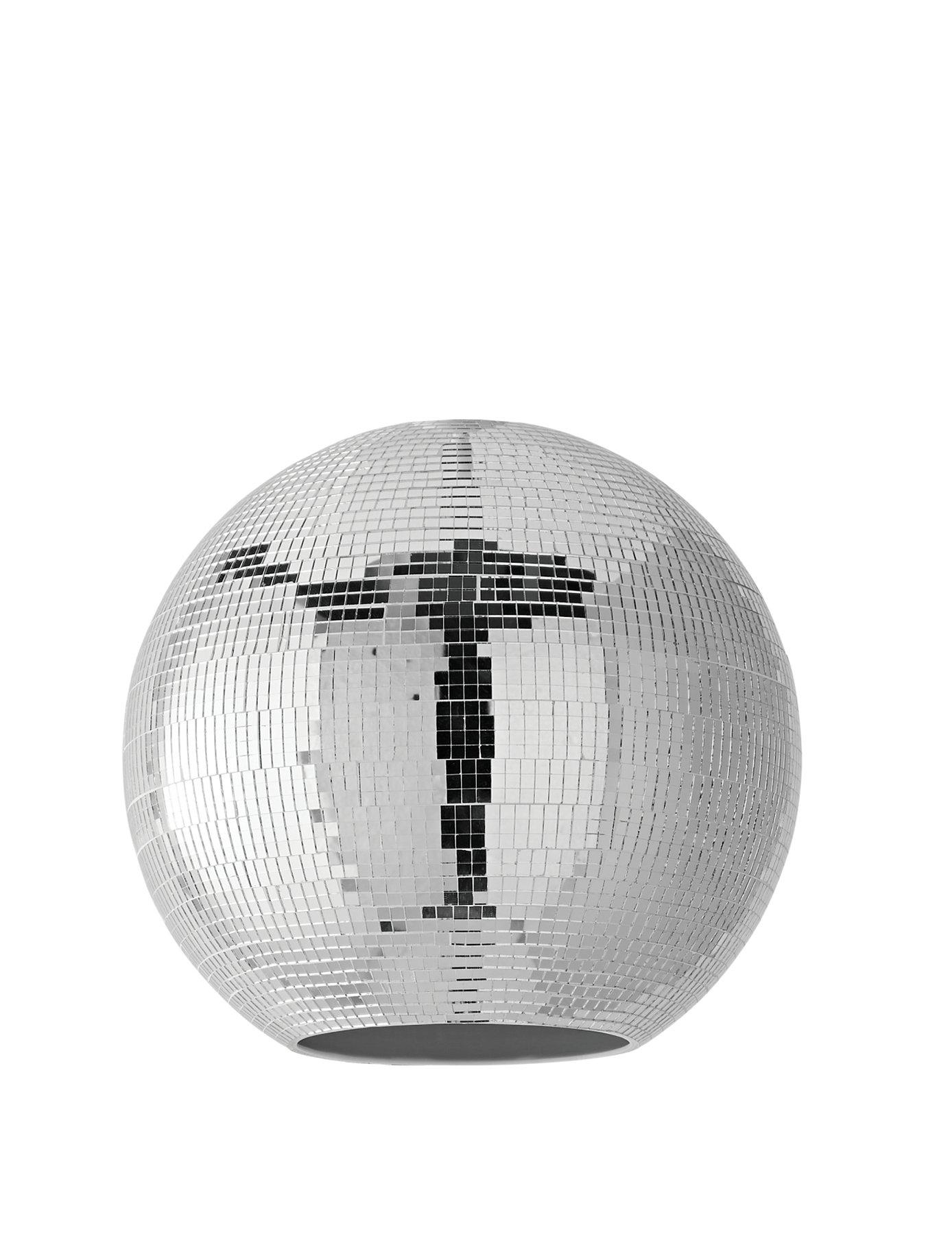 Image 2 of 6 of ValueLights Dolly Disco Ball Mirror Easy Fit Ceiling Pendant Light Lamp Shade