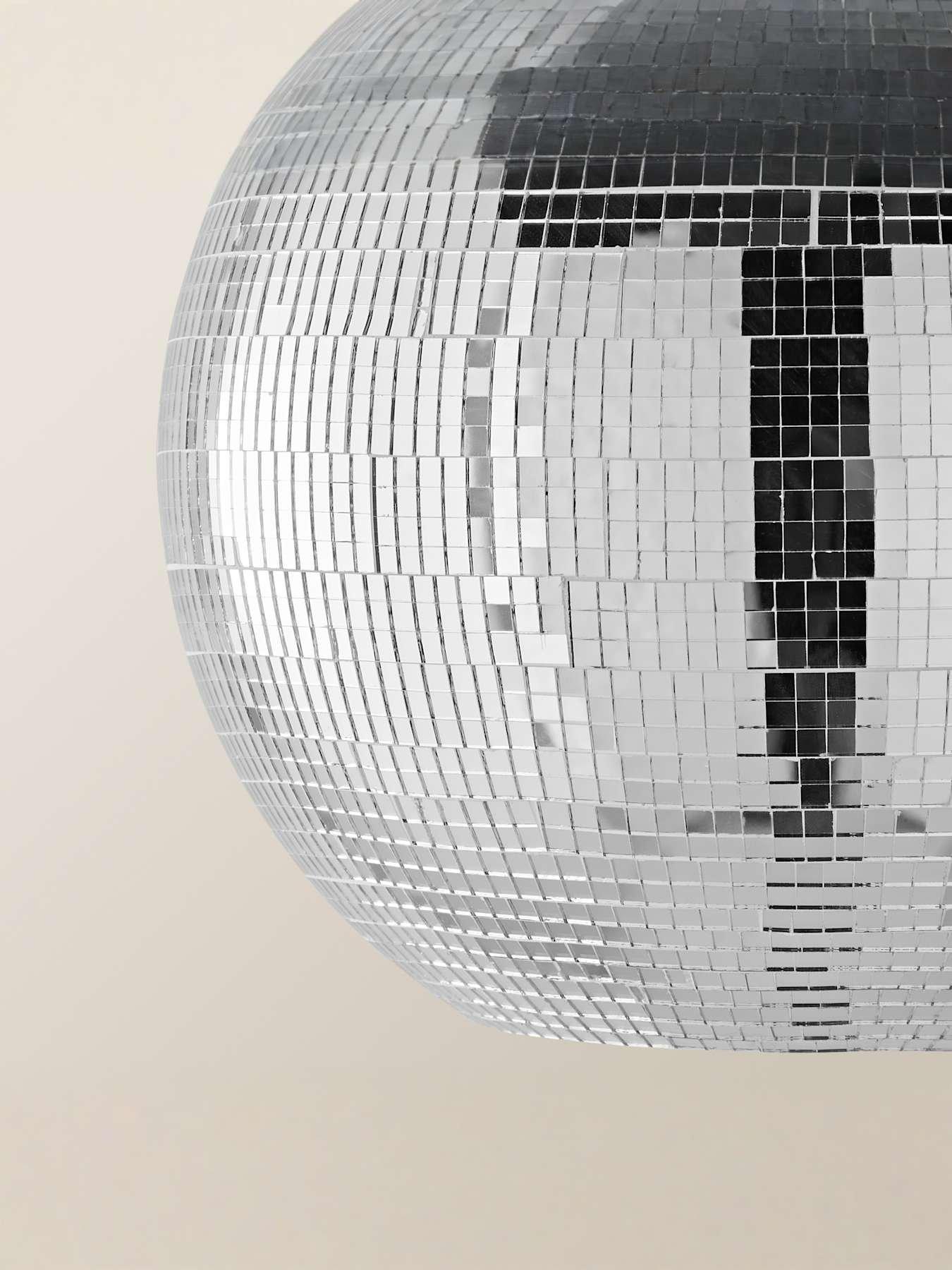 Image 5 of 6 of ValueLights Dolly Disco Ball Mirror Easy Fit Ceiling Pendant Light Lamp Shade