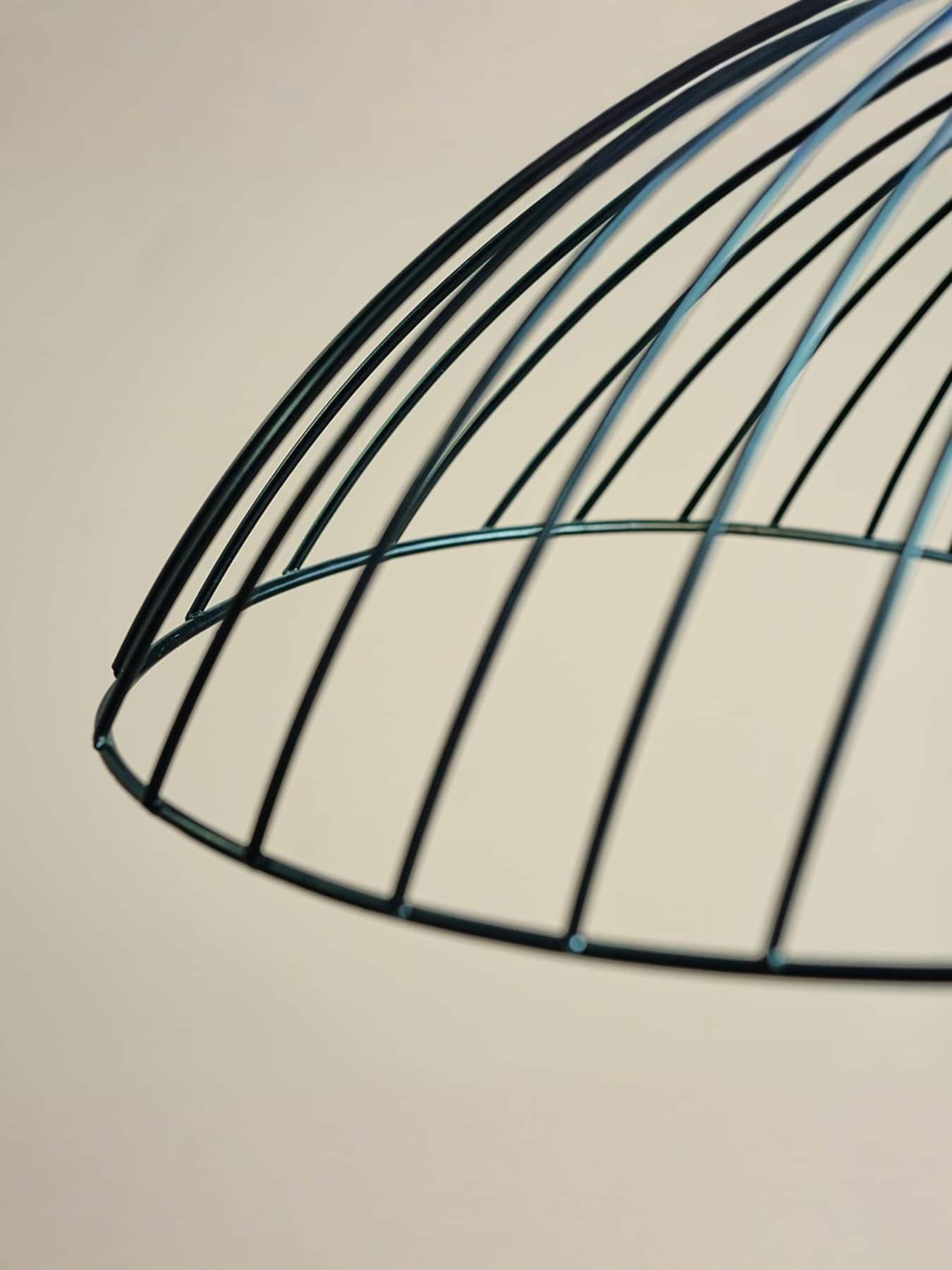  image of valuelights-covelas-black-wavy-wire-ne-pendant-shade