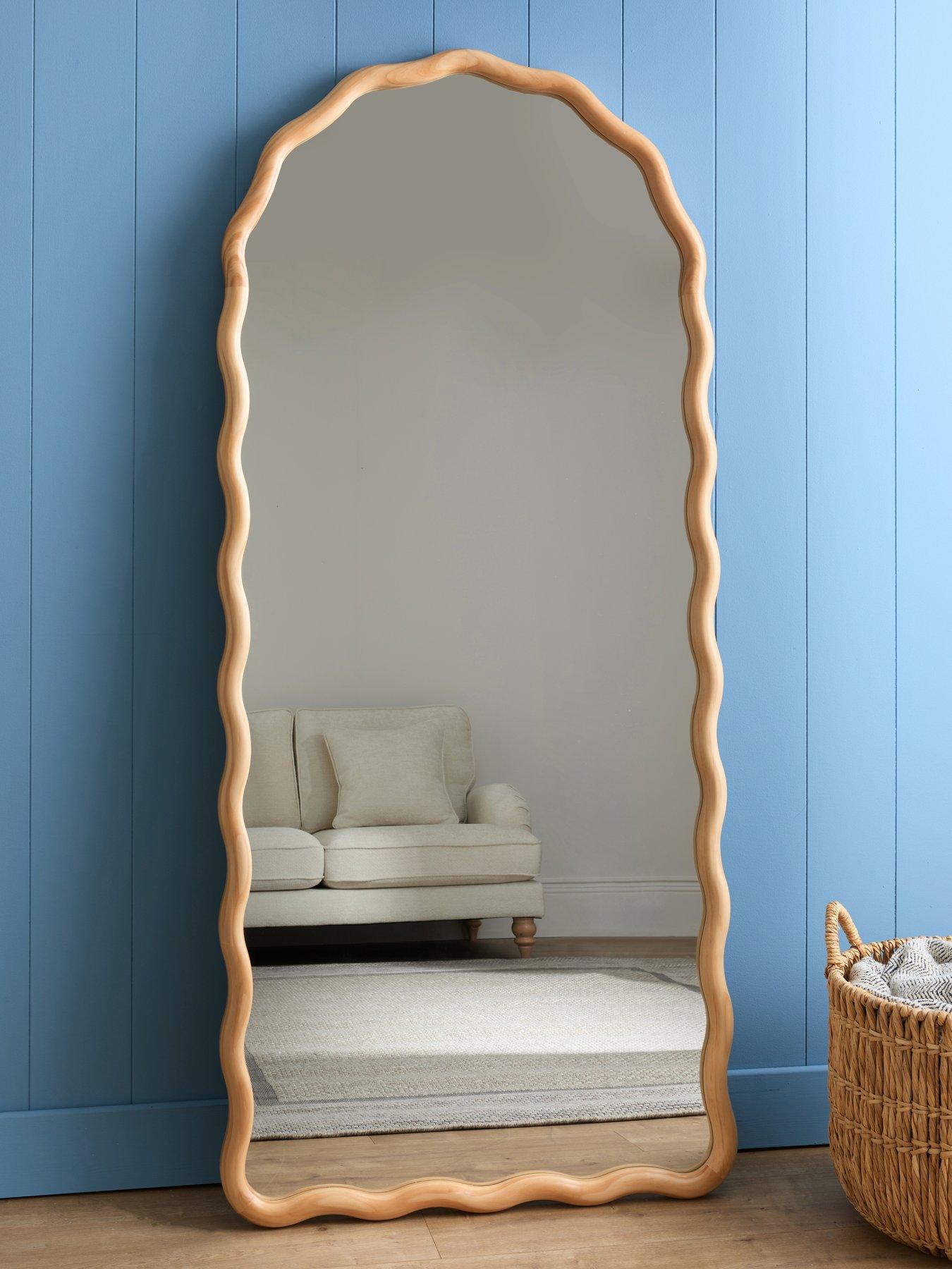 The Very Collection Arched Wiggle Standing Mirror 76x173cm